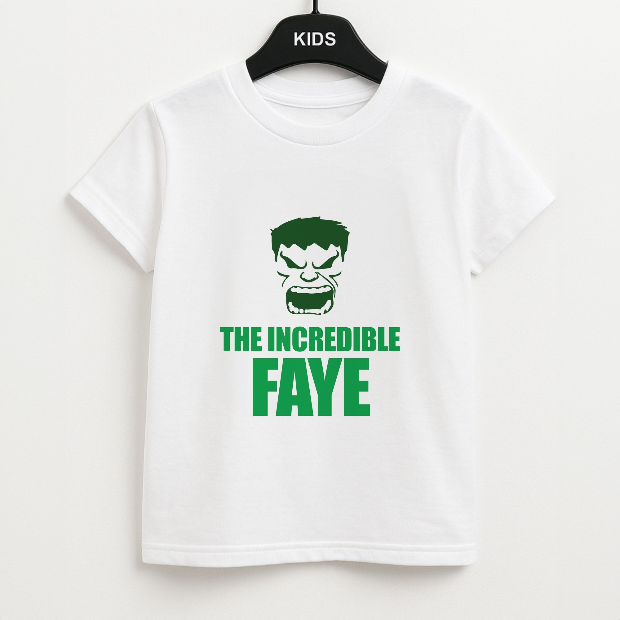 Hulk - Personalised Superhero Comic Unisex Kids T-Shirt