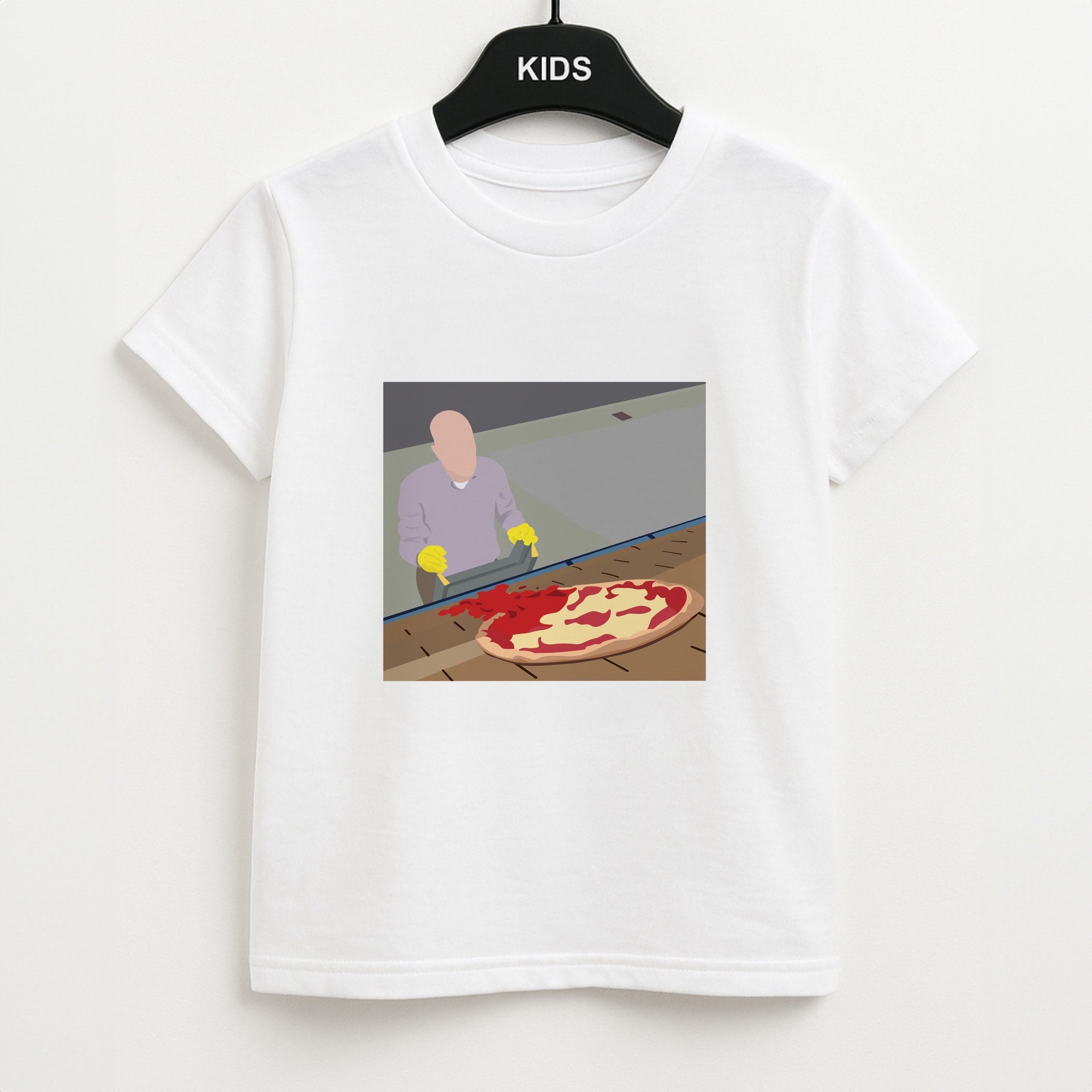 Pizza On The Roof Unisex Kids T-Shirt