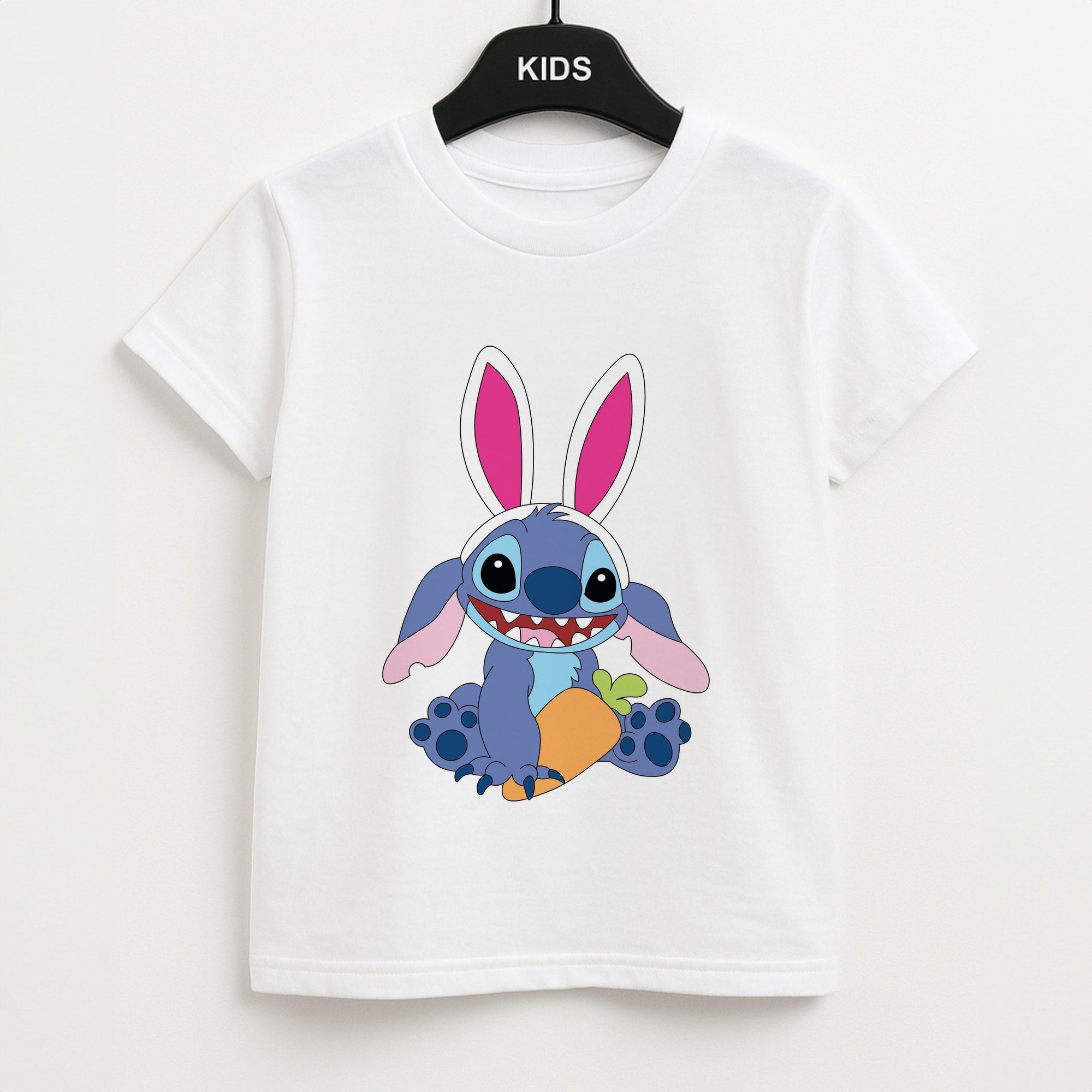 Easter Bunny Blue Alien Unisex Kids T-Shirt