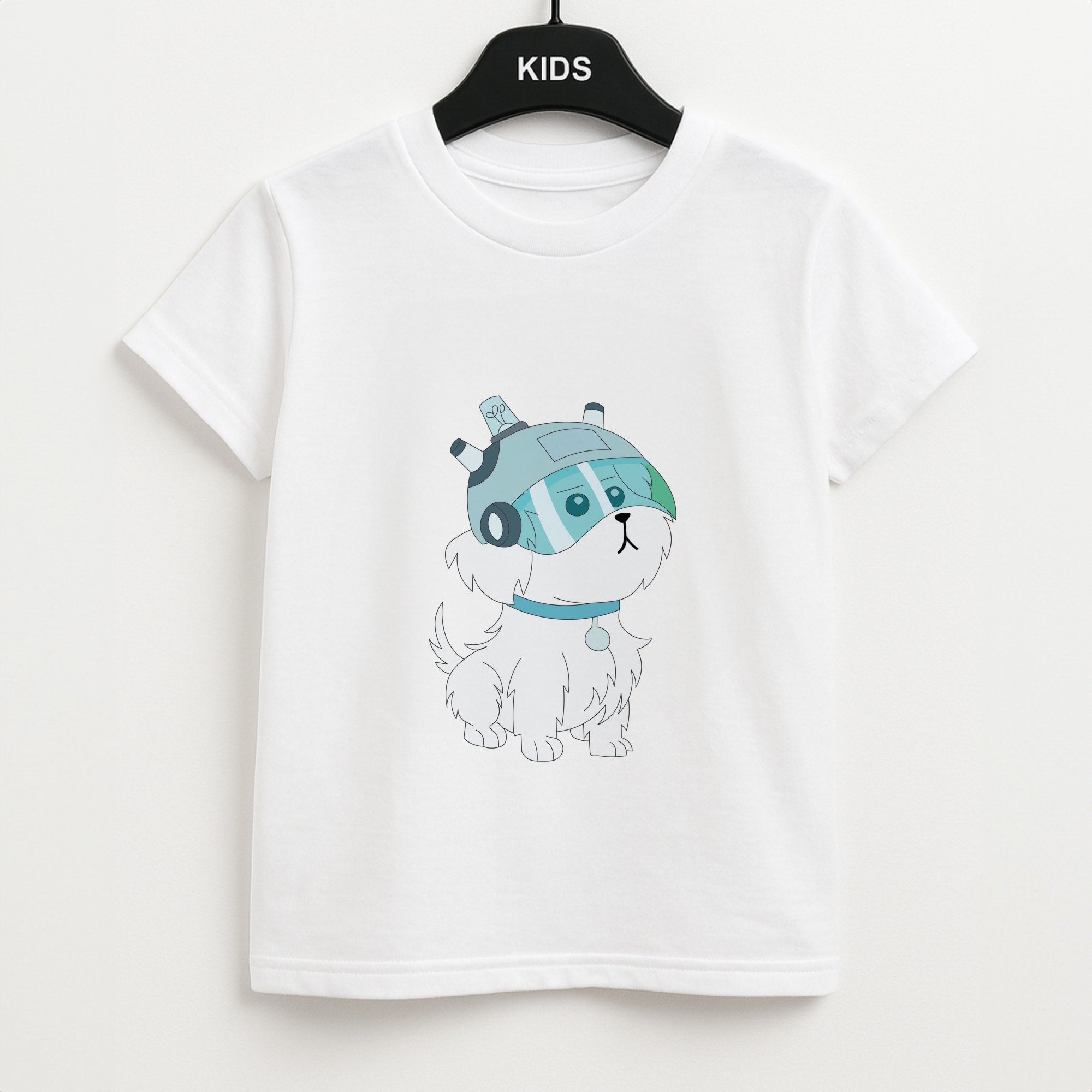 Space Dog - RAM Unisex Kids T-Shirt