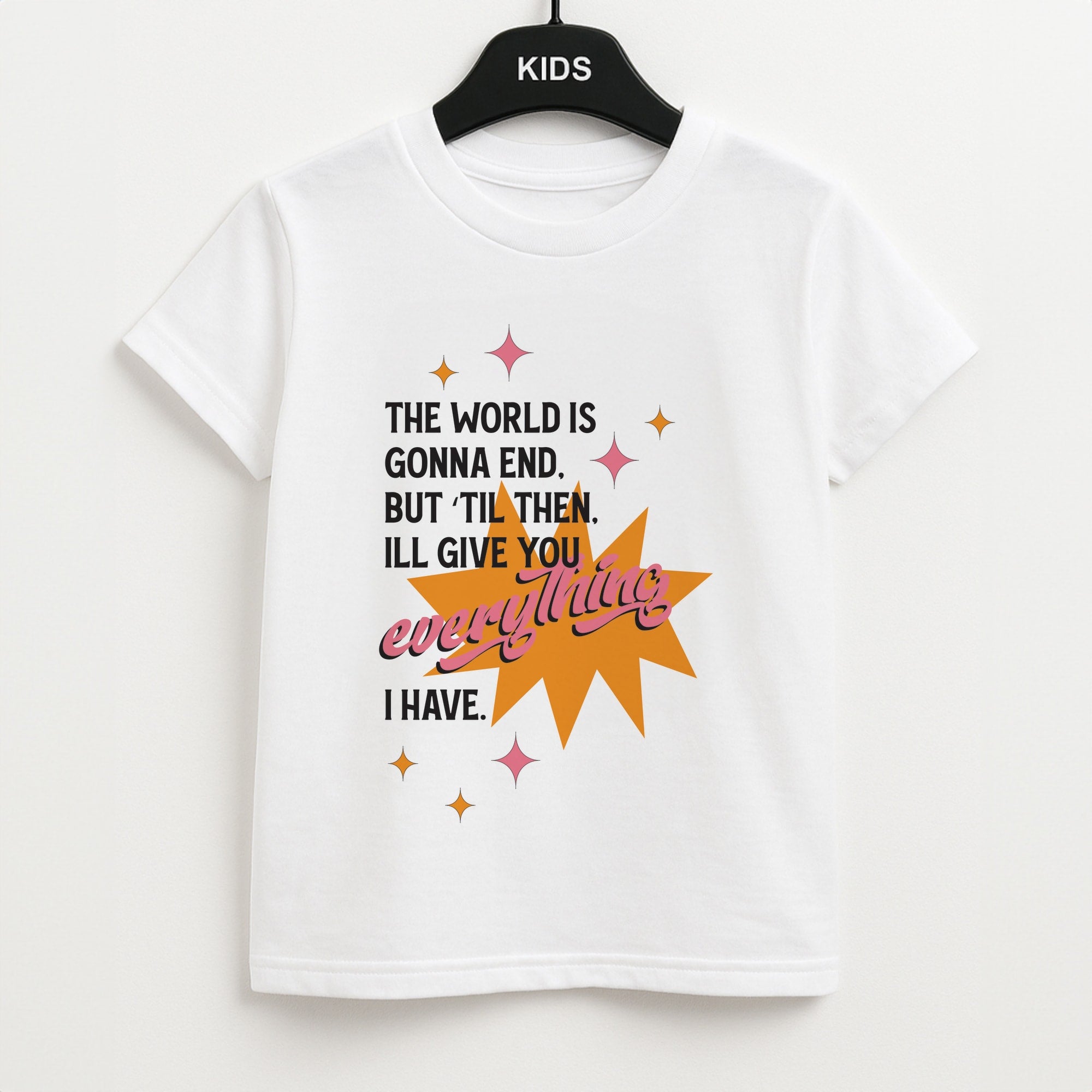 The World Is Gonna End - Fender Unisex Kids T-Shirt