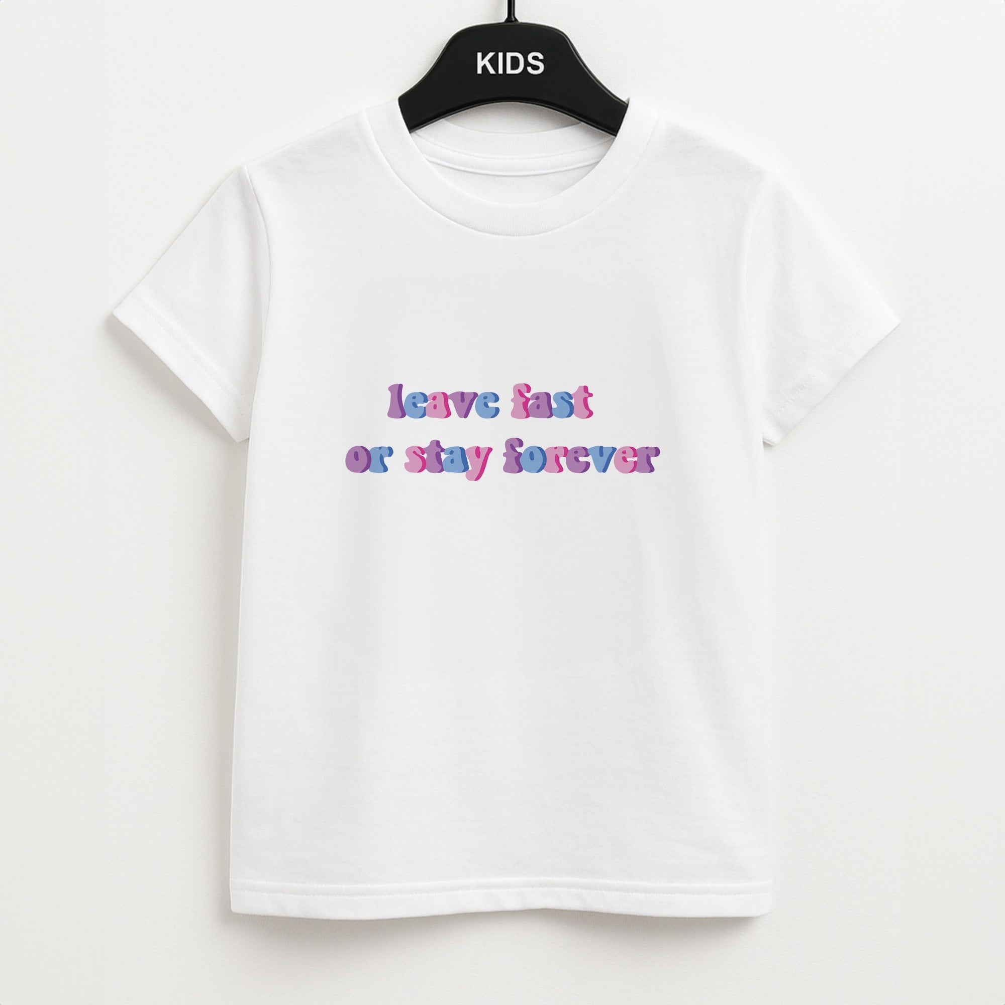 Leave Fast Or Stay Forever - Fender Kids T-Shirt
