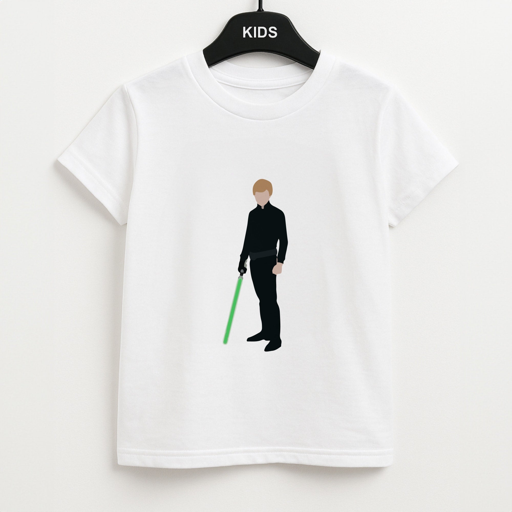 Skywalker Green Lightsaber Unisex Kids T-Shirt