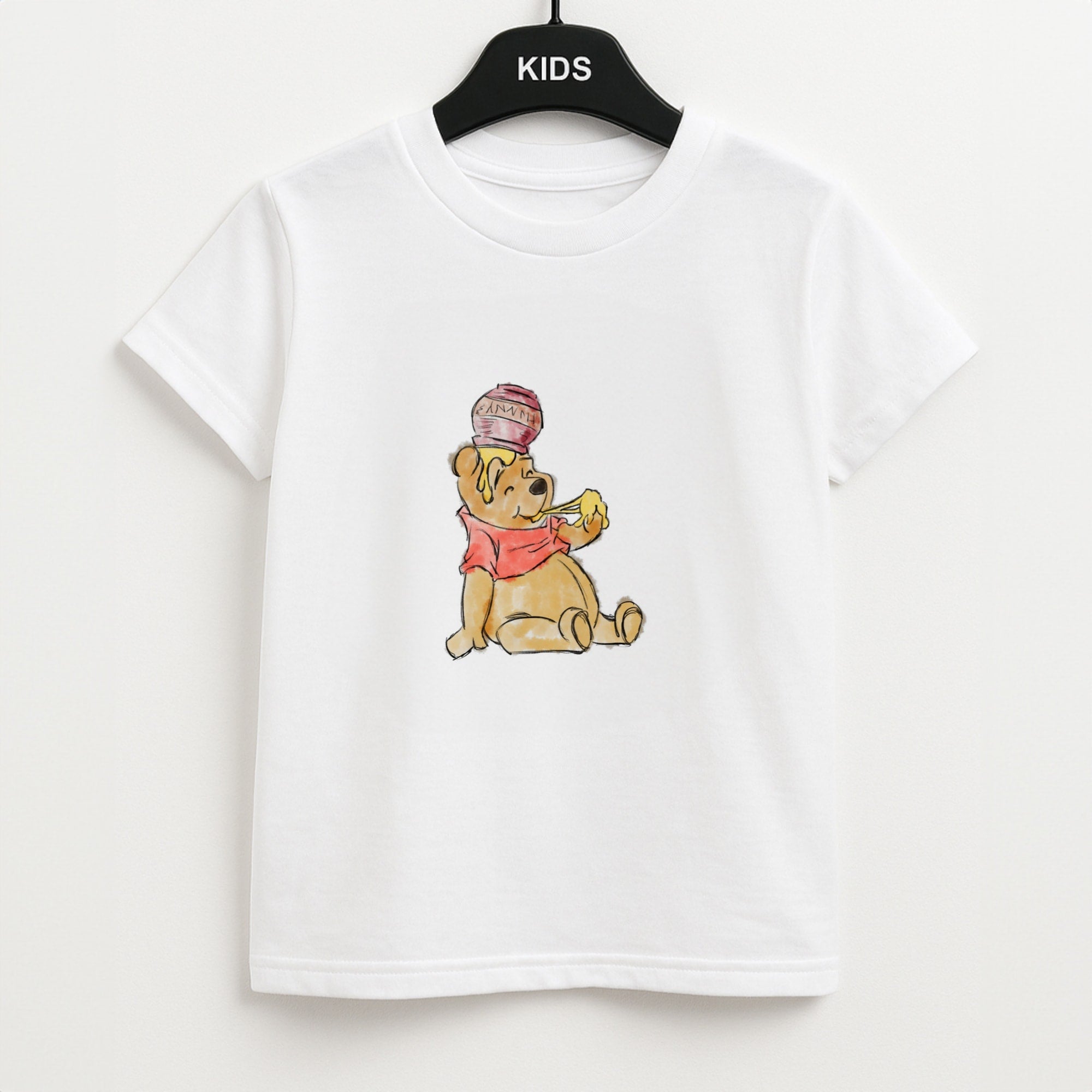 Winnie Sketch Unisex Kids T-Shirt