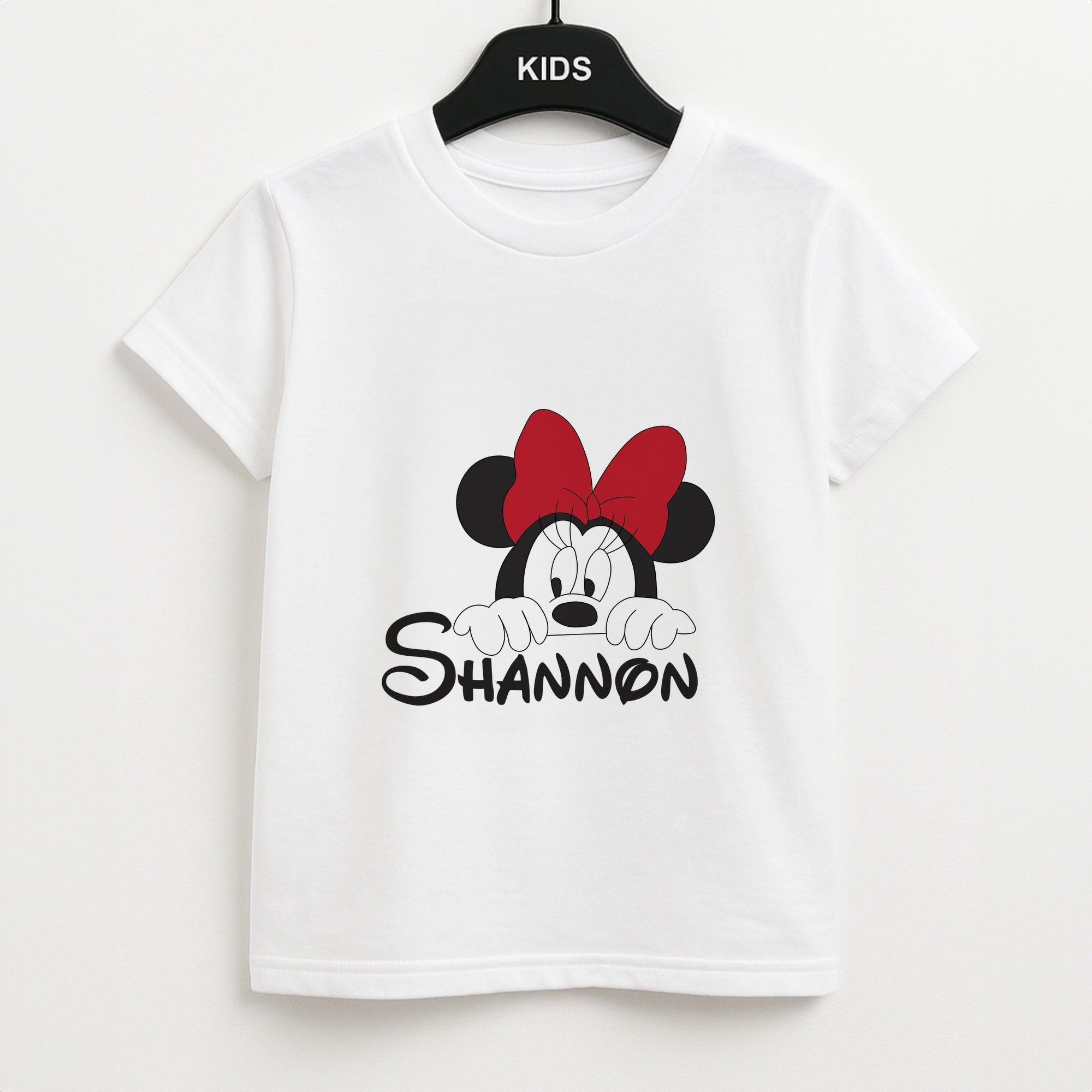 Minnie Mouse - Personalised Fairytale Unisex Kids T-Shirt