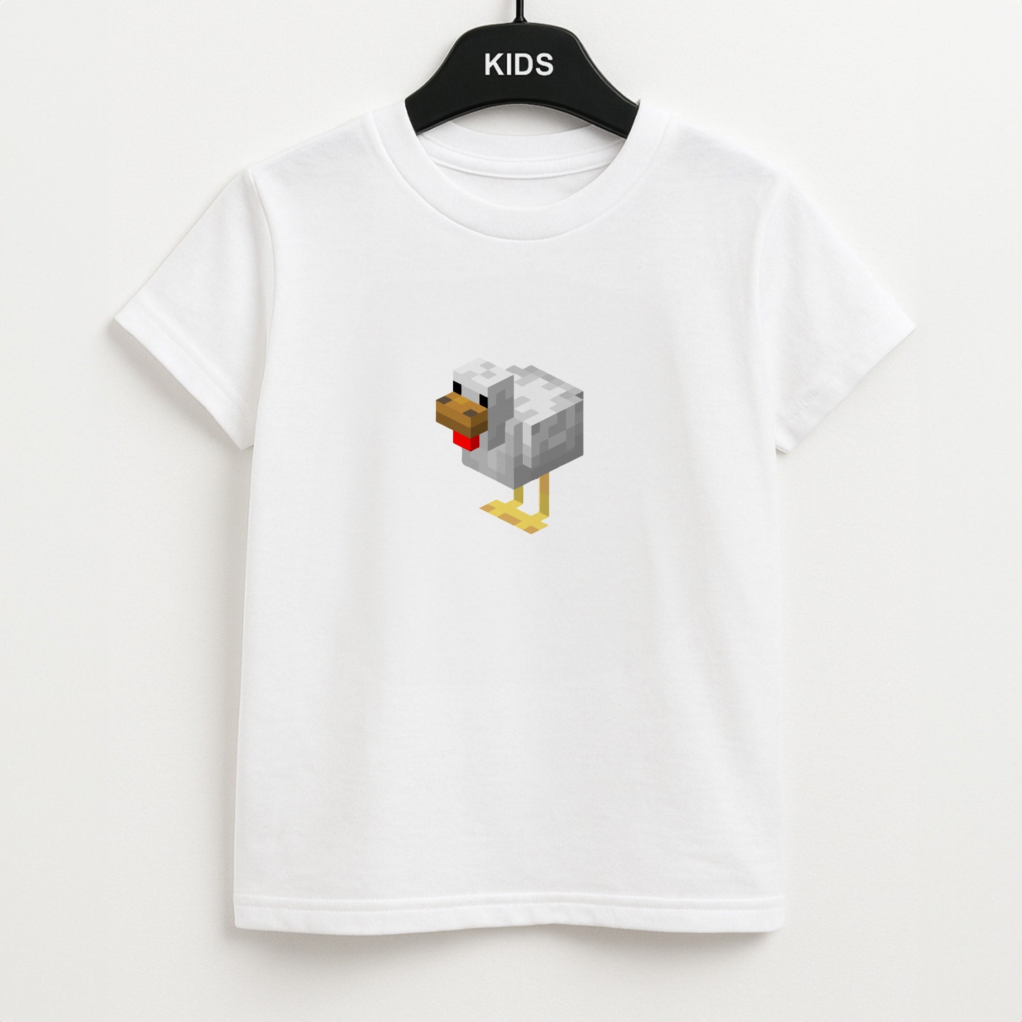 Mining Chicken Unisex Kids T-Shirt