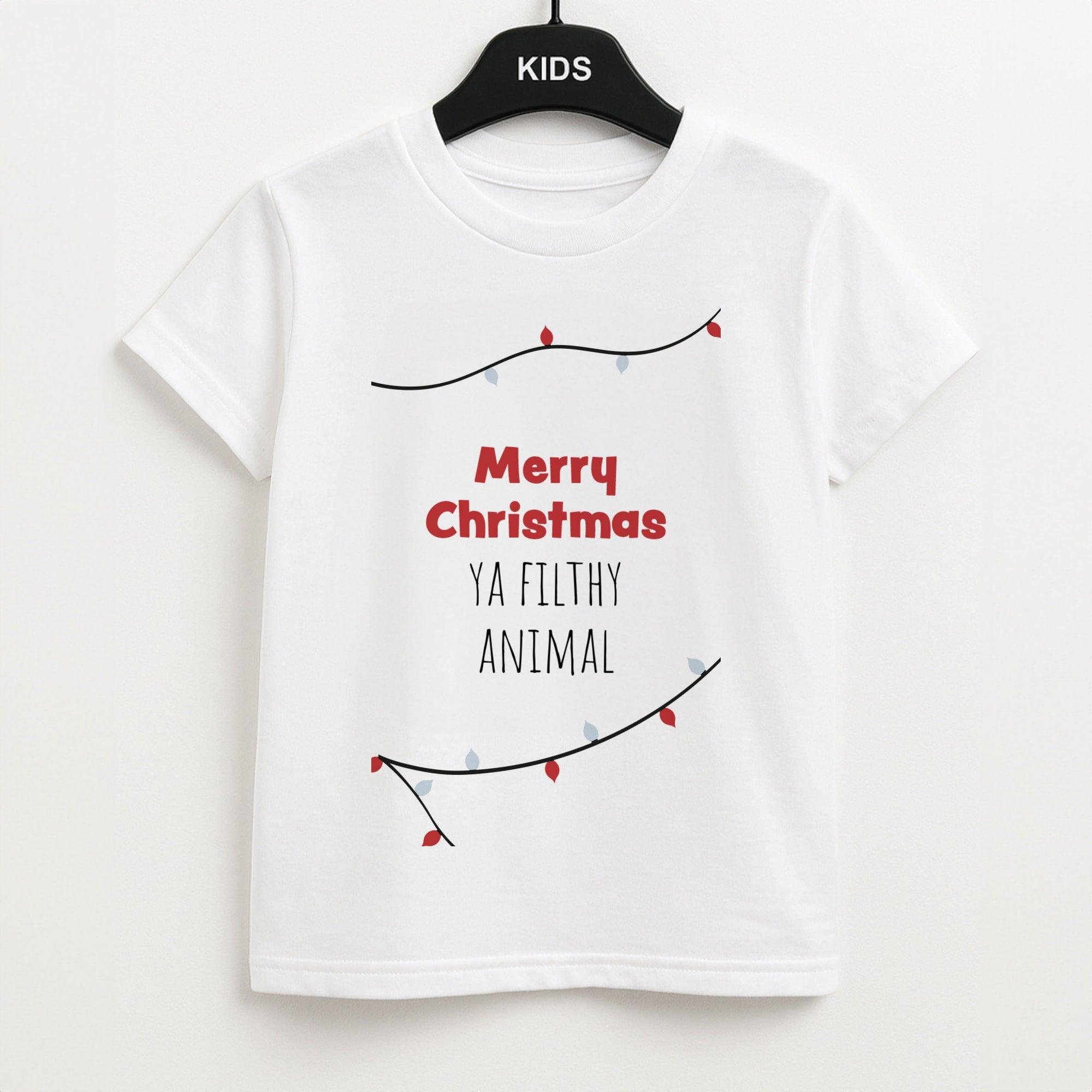 Merry Christmas Ya Filthy Animal Kids T-Shirt