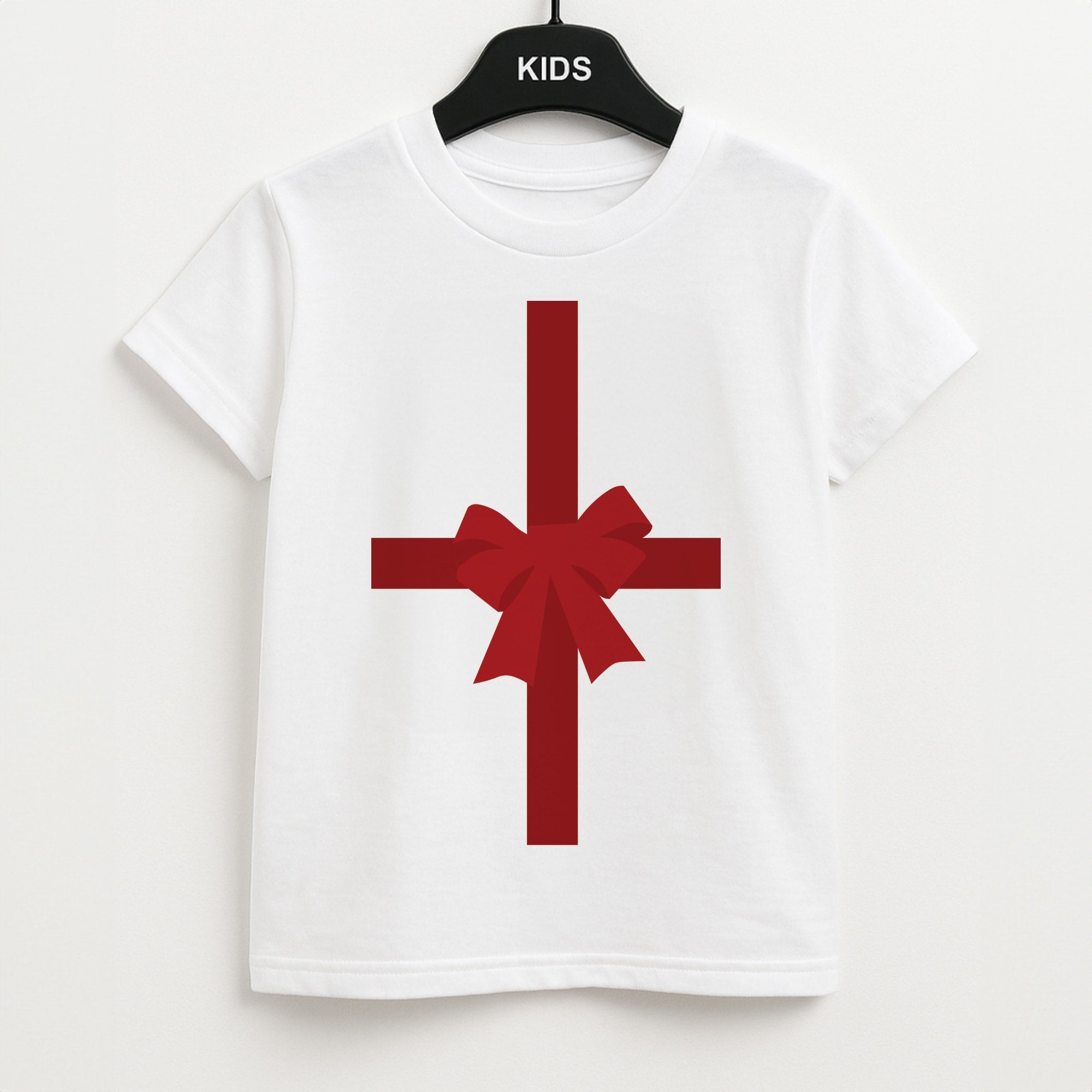 Xmas Bow - Christmas Patterns Unisex Kids T-Shirt