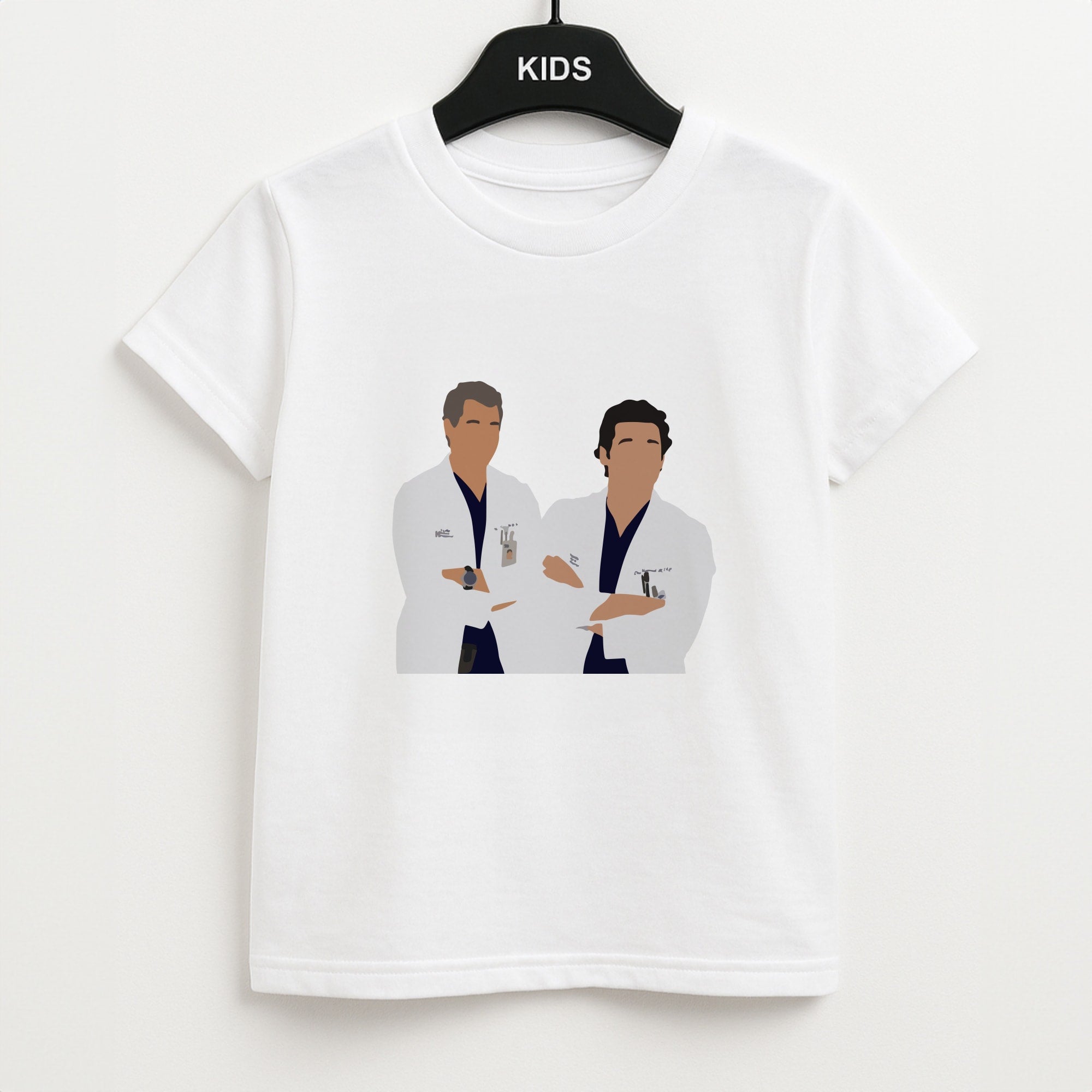 Two Doctors Arm Crossed - Grey's Unisex Kids T-Shirt