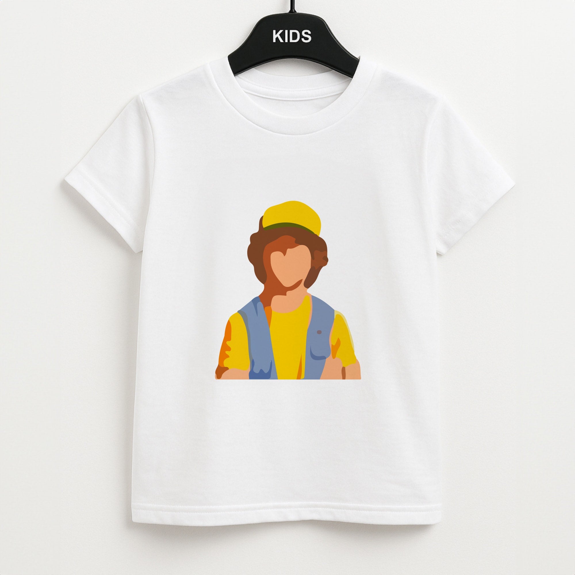 Faceless Dustin - Stranger Things Unisex Kids T-Shirt