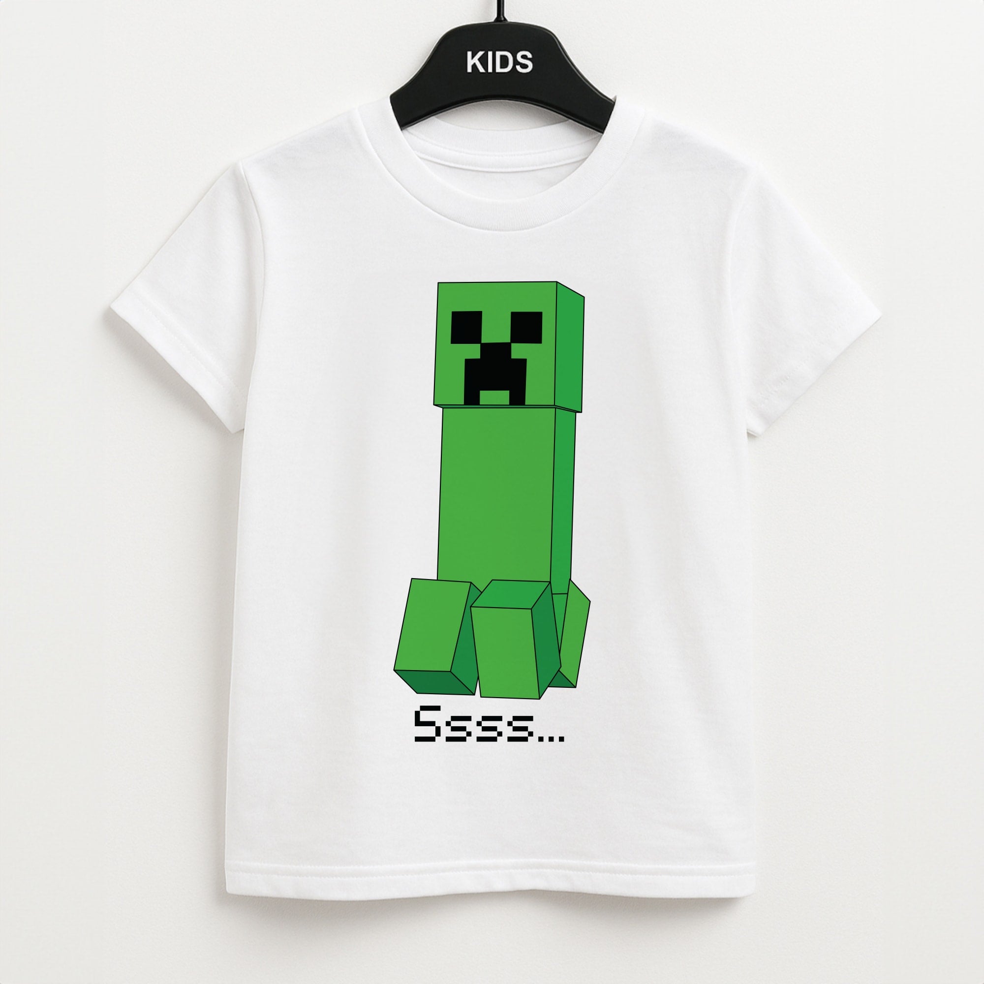 Creeper Standing Unisex Kids T-Shirt