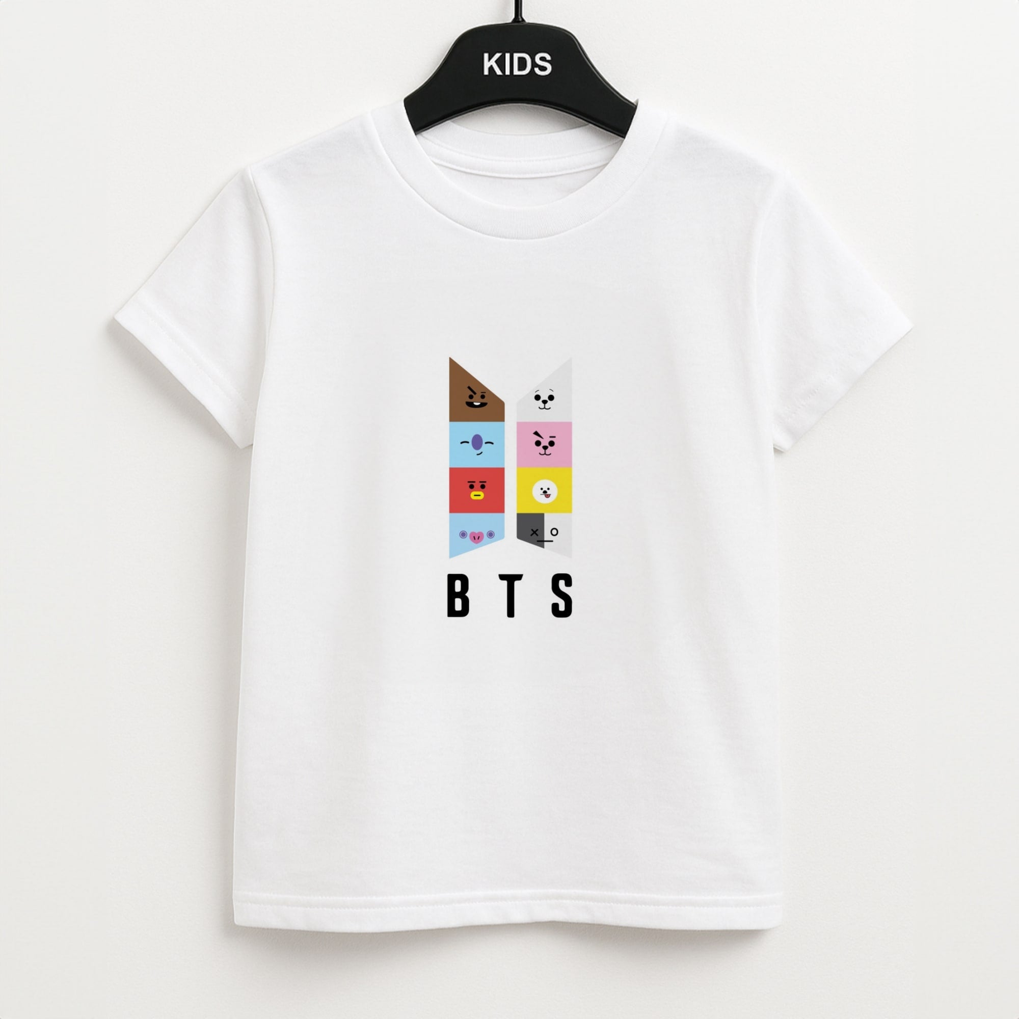 BT21 K-Pop Band Logo Unisex Kids T-Shirt