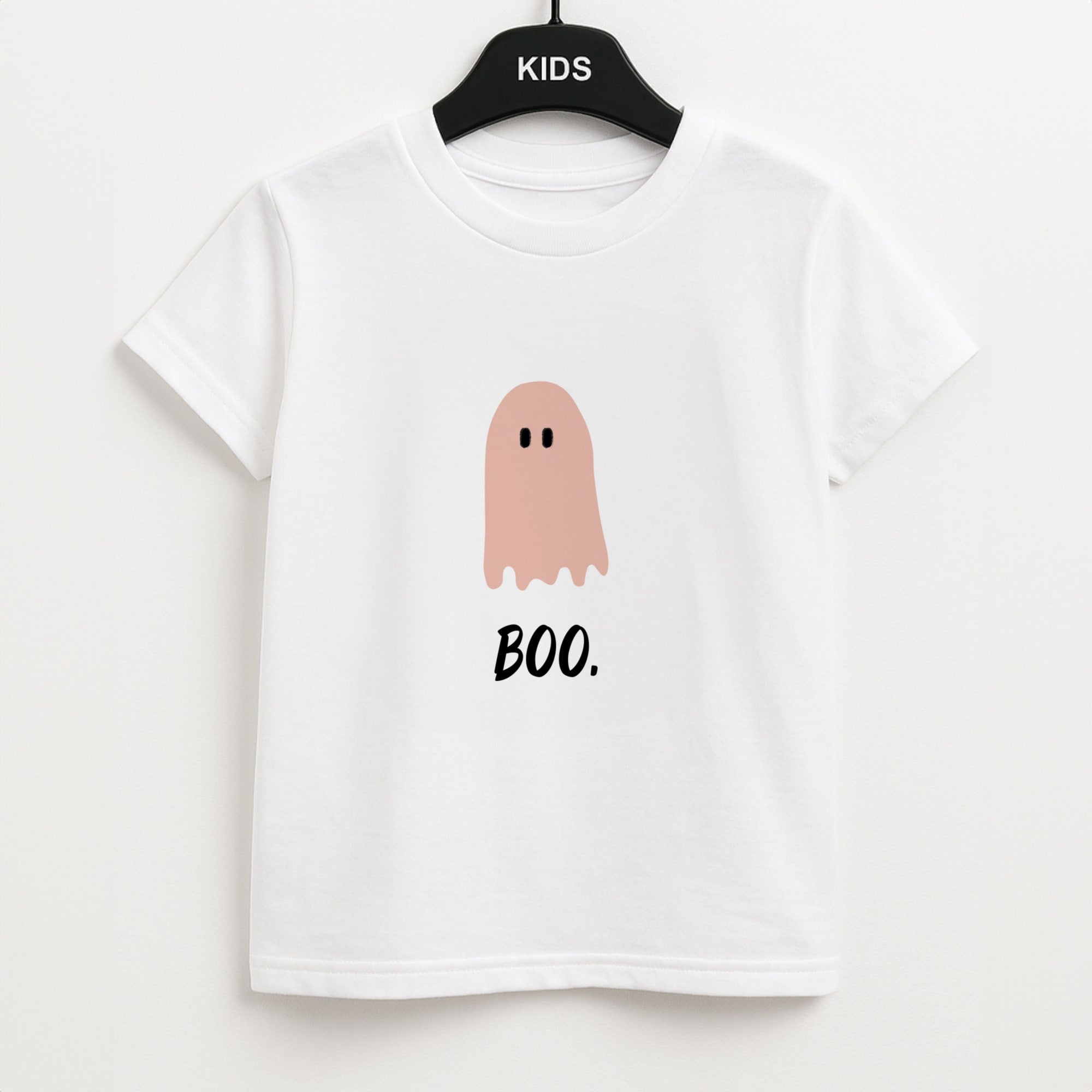 Boo - Ghost Halloween Unisex Kids T-Shirt