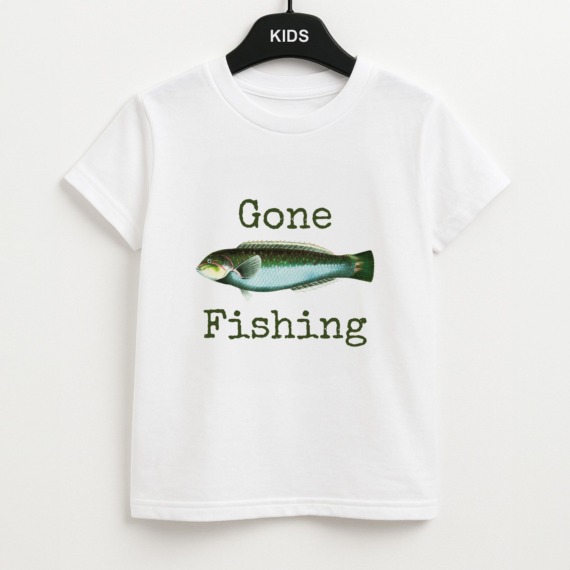 Gone Fishing  Unisex Kids T-Shirt