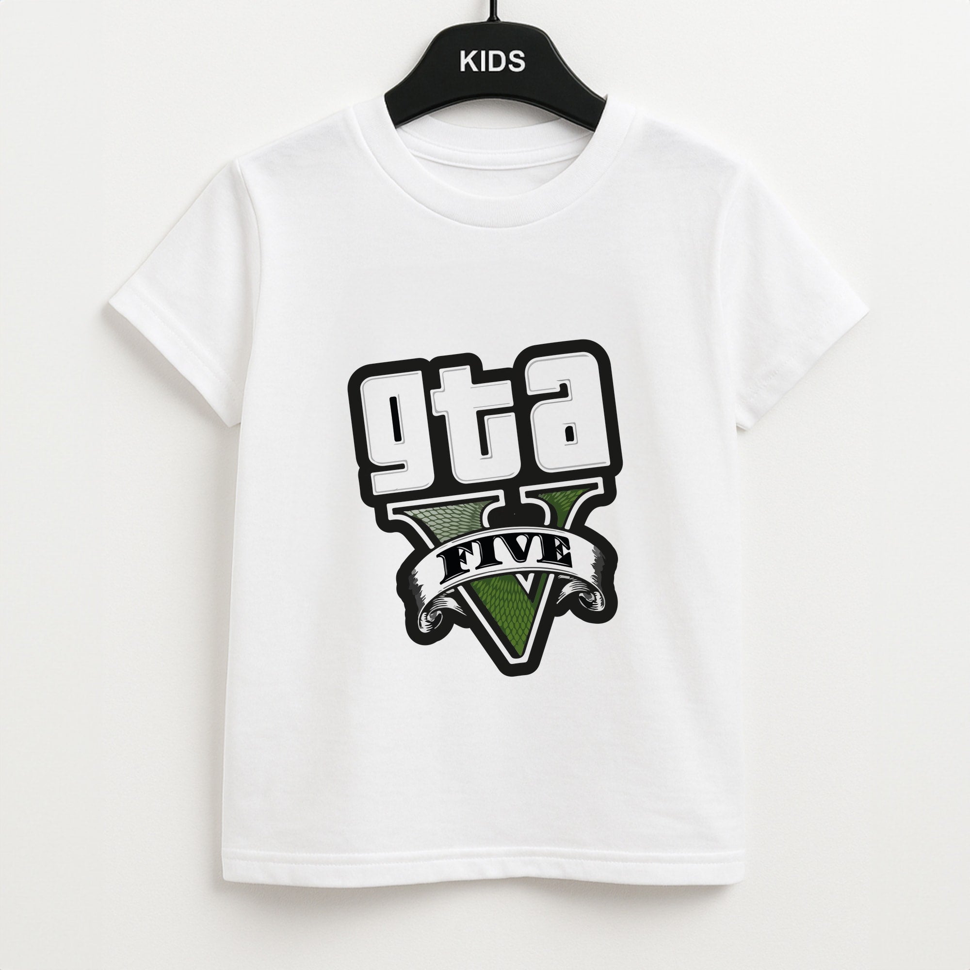 Green Five - Video Game Unisex Kids T-Shirt