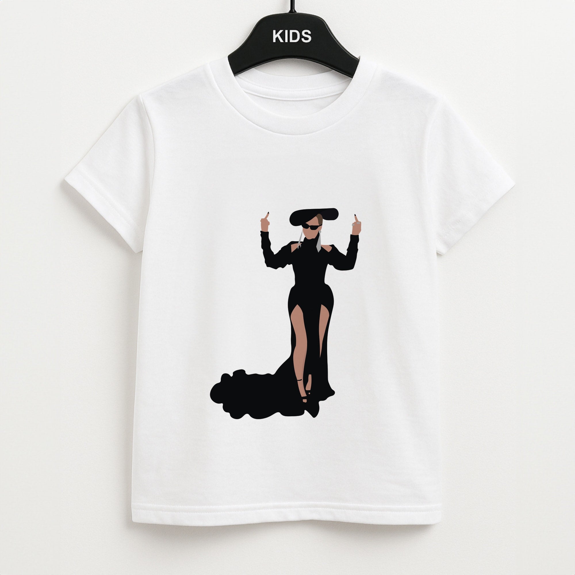Middle Fingers - Queen B Unisex Kids T-Shirt