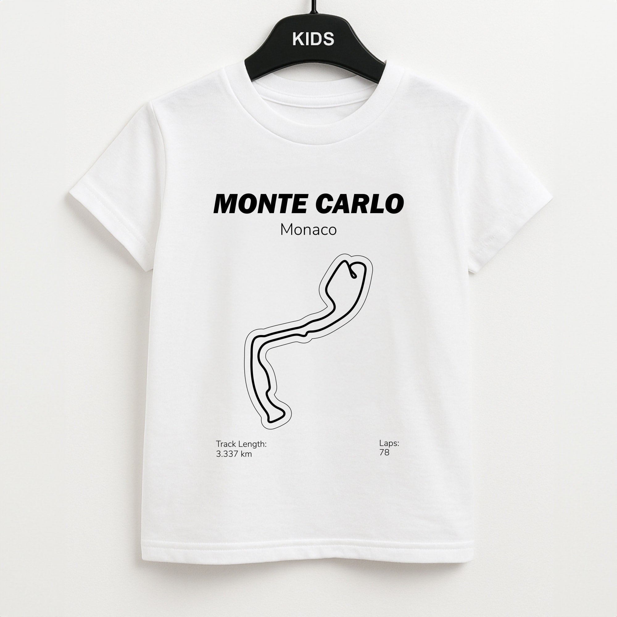 Monte Carlo Circuit Unisex Kids T-Shirt
