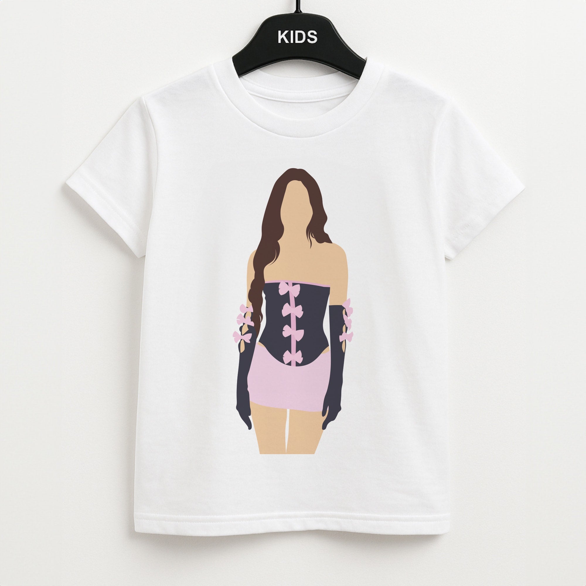 Pink Hearts - Olivia Unisex Kids T-Shirt