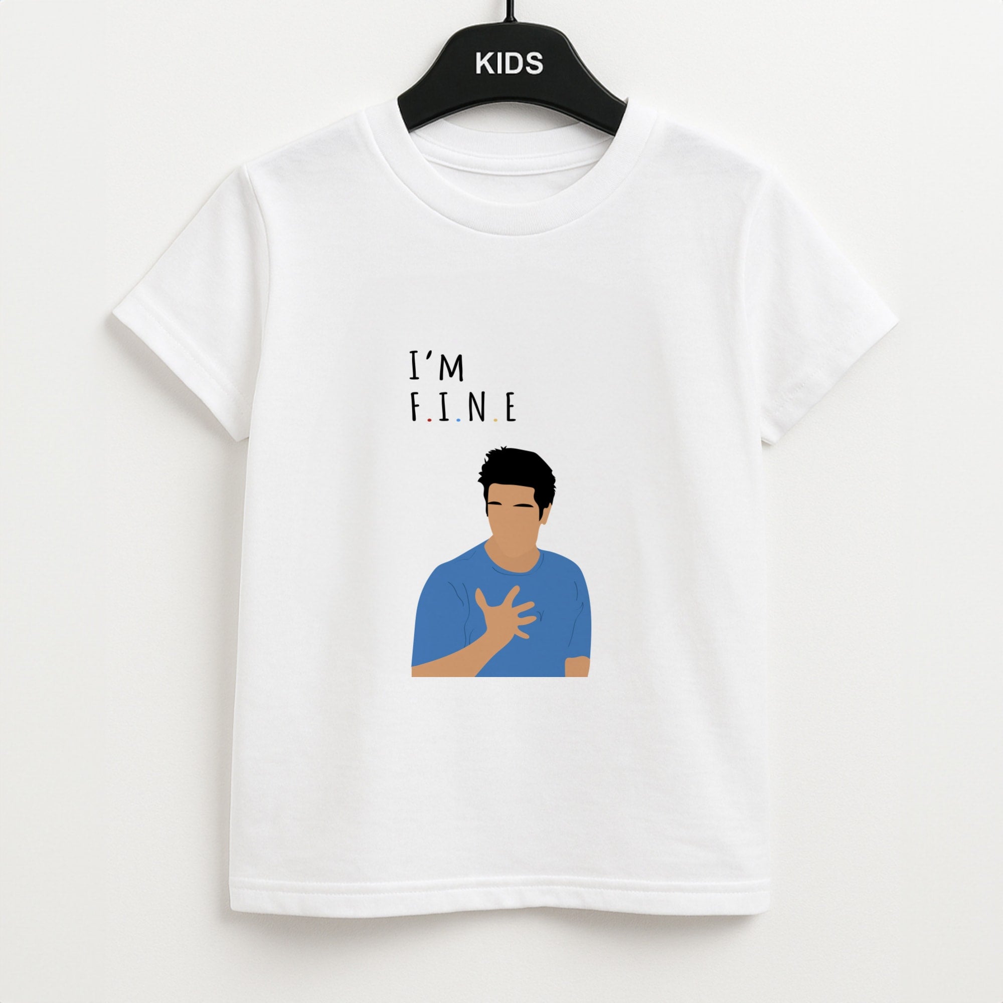 I'm Fine Unisex Kids T-Shirt