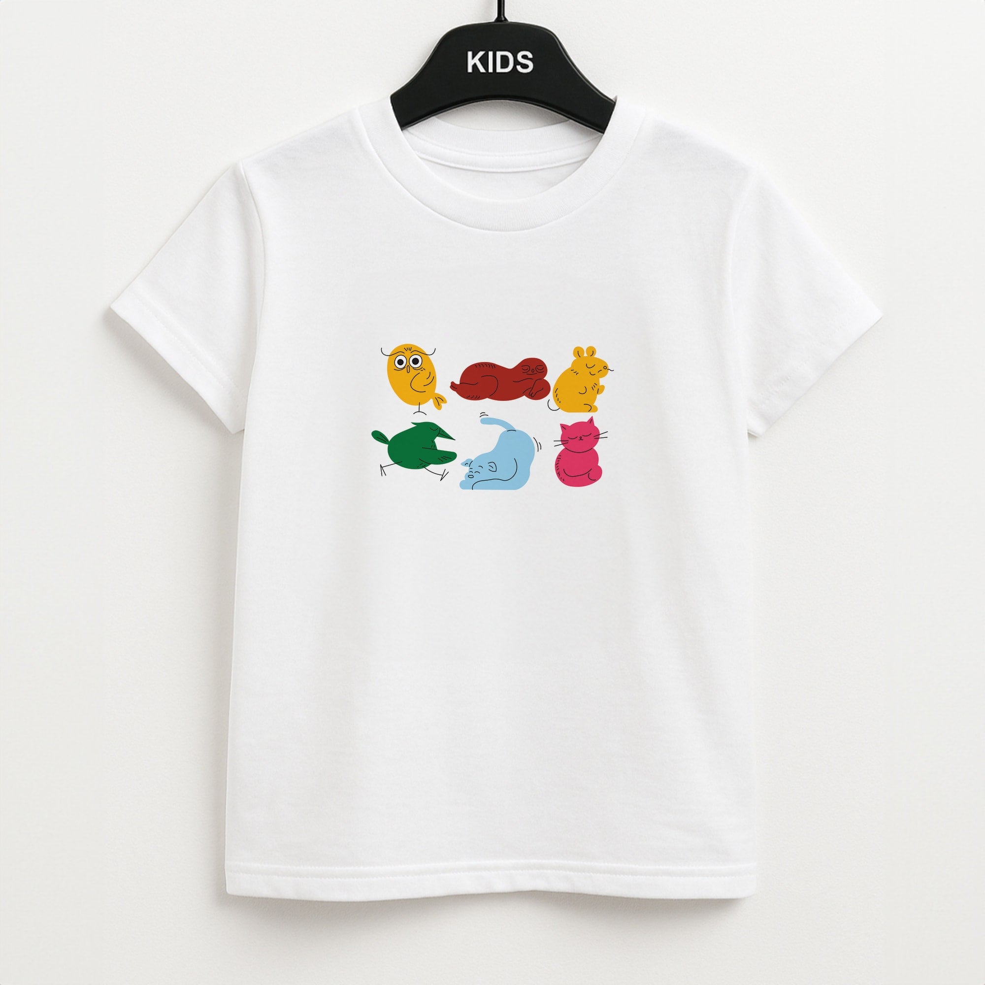 Animal Doodles - Emma Chamerlain Unisex Kids T-Shirt