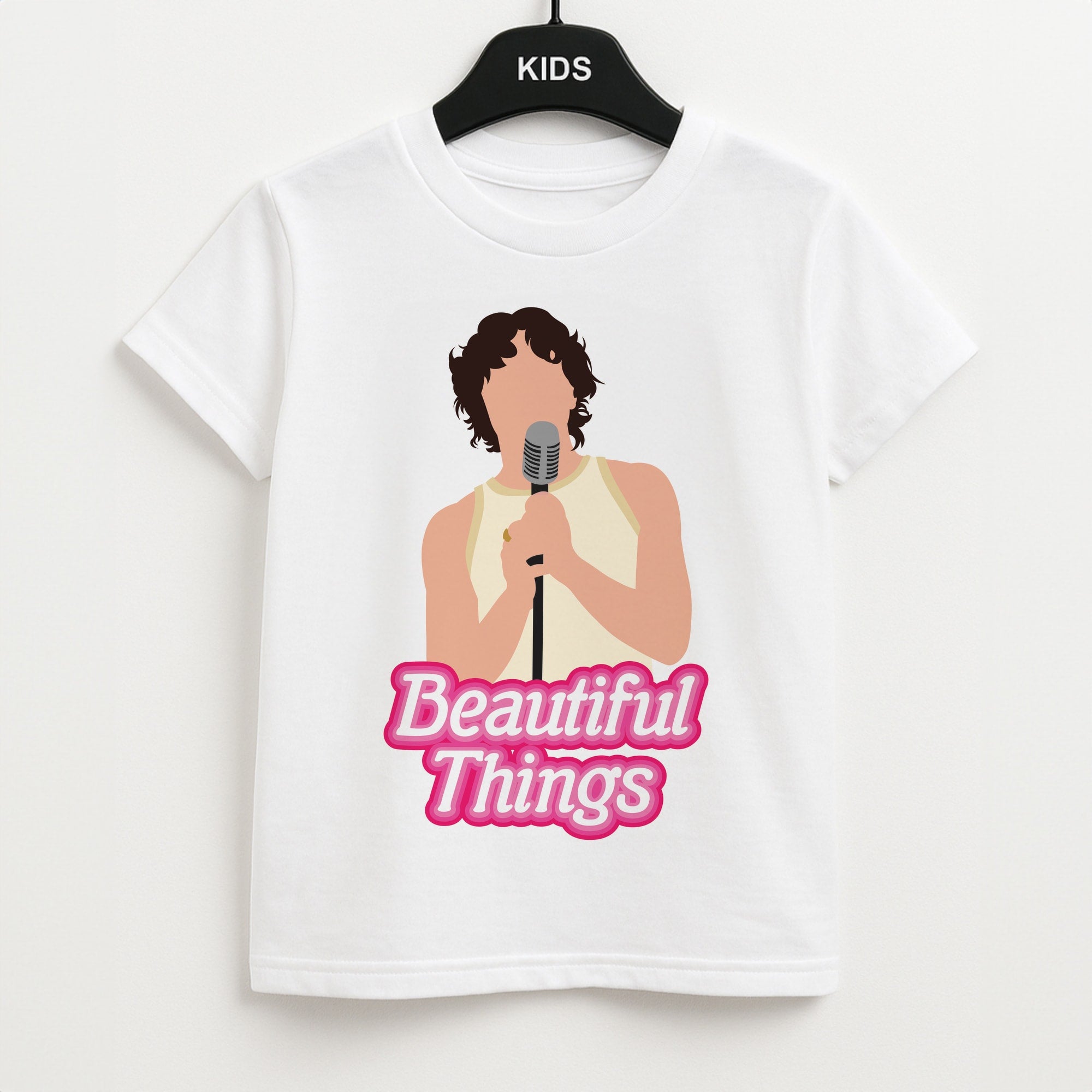 Neon Pink Beautiful Things Unisex Kids T-Shirt