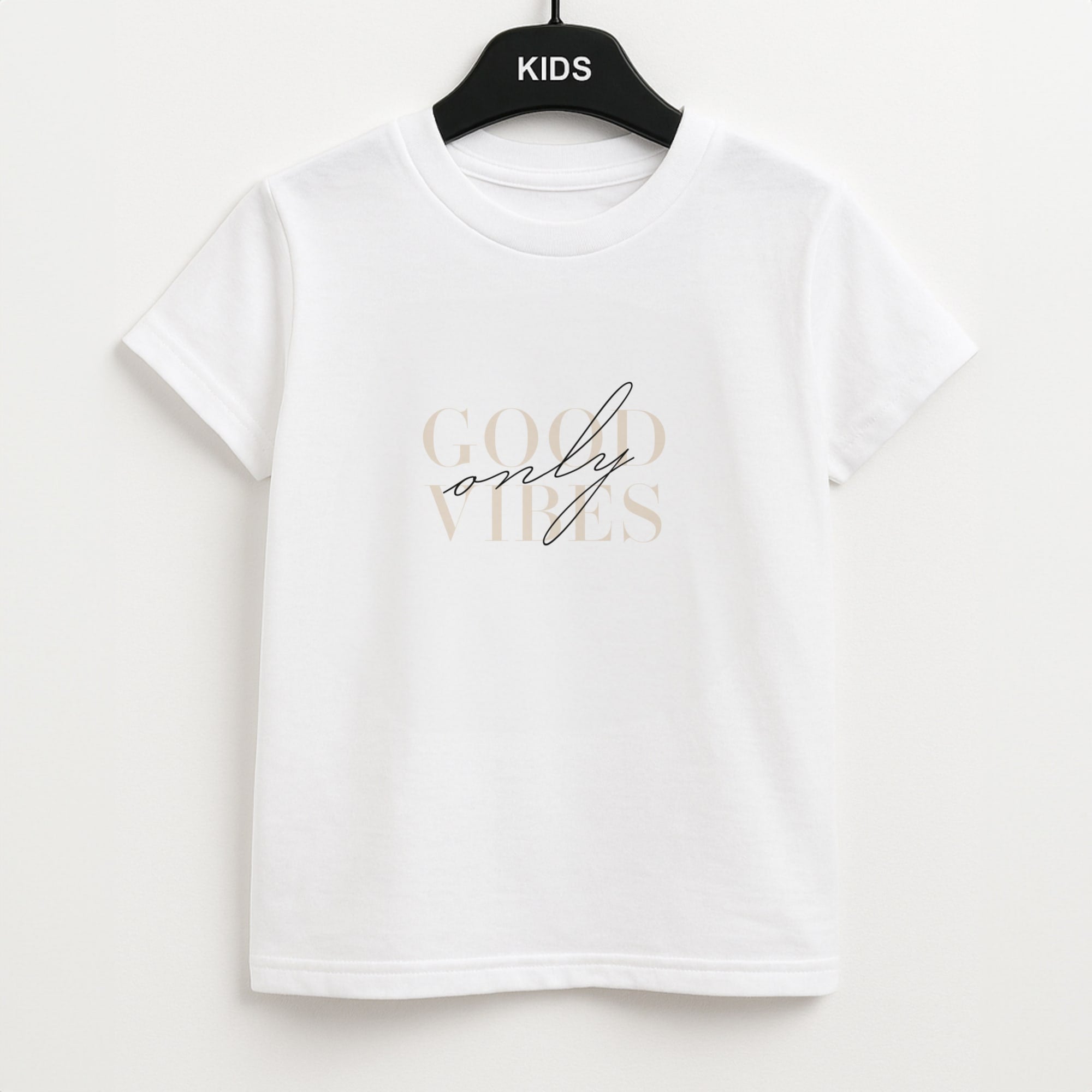 Good Vibes Only Unisex Kids T-Shirt