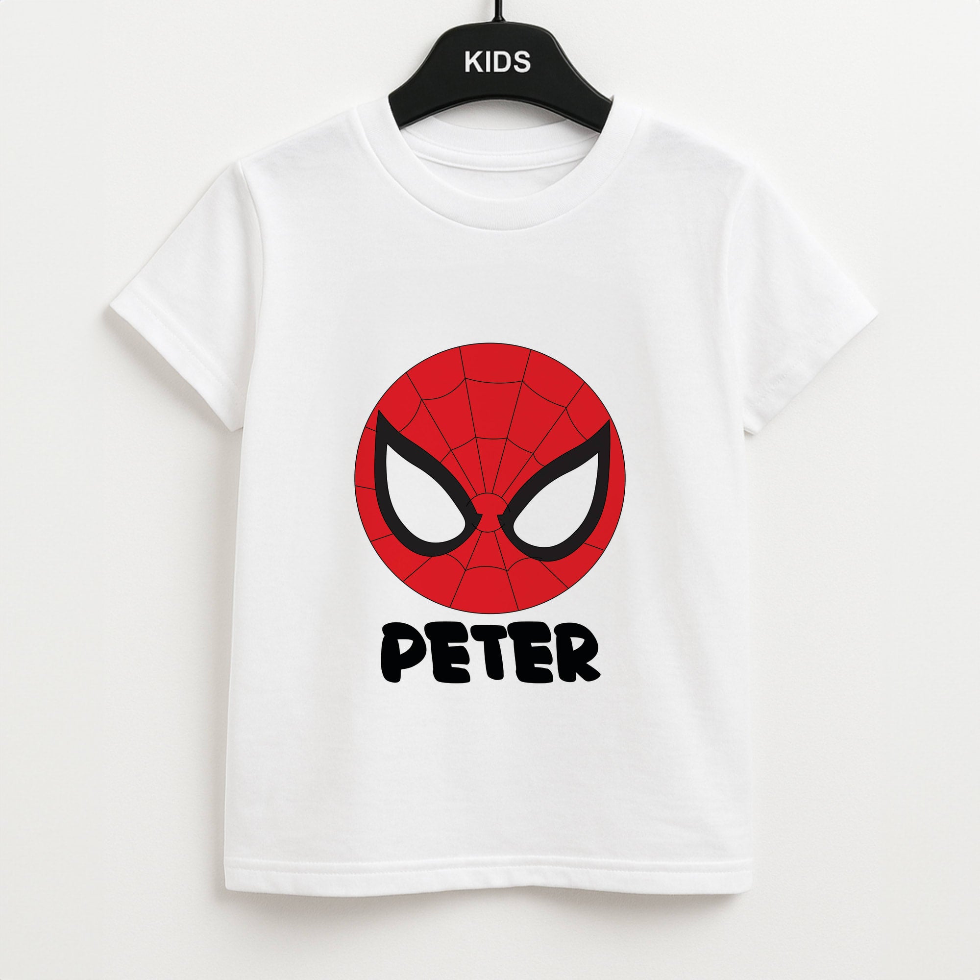 SpiderMan - Personalised Superhero Comic Unisex Kids T-Shirt