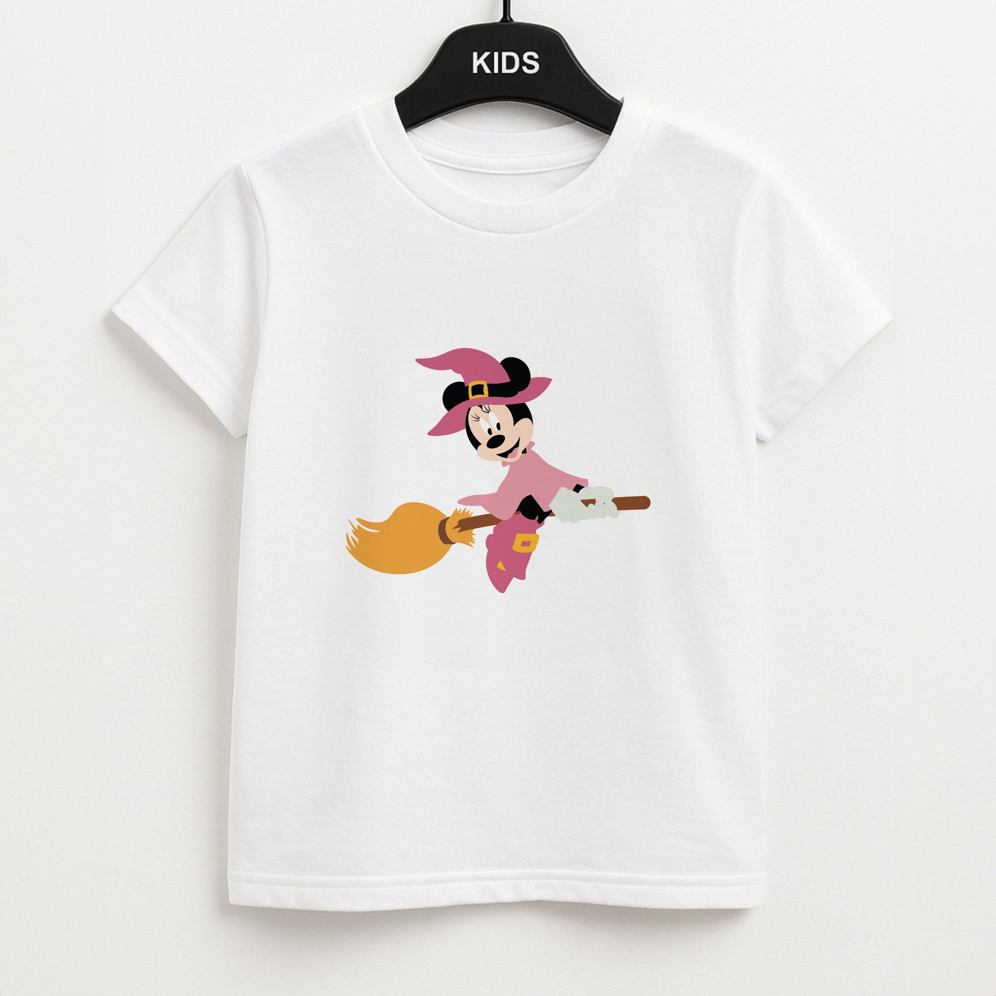 Witch Female Mouse Halloween Unisex Kids T-Shirt