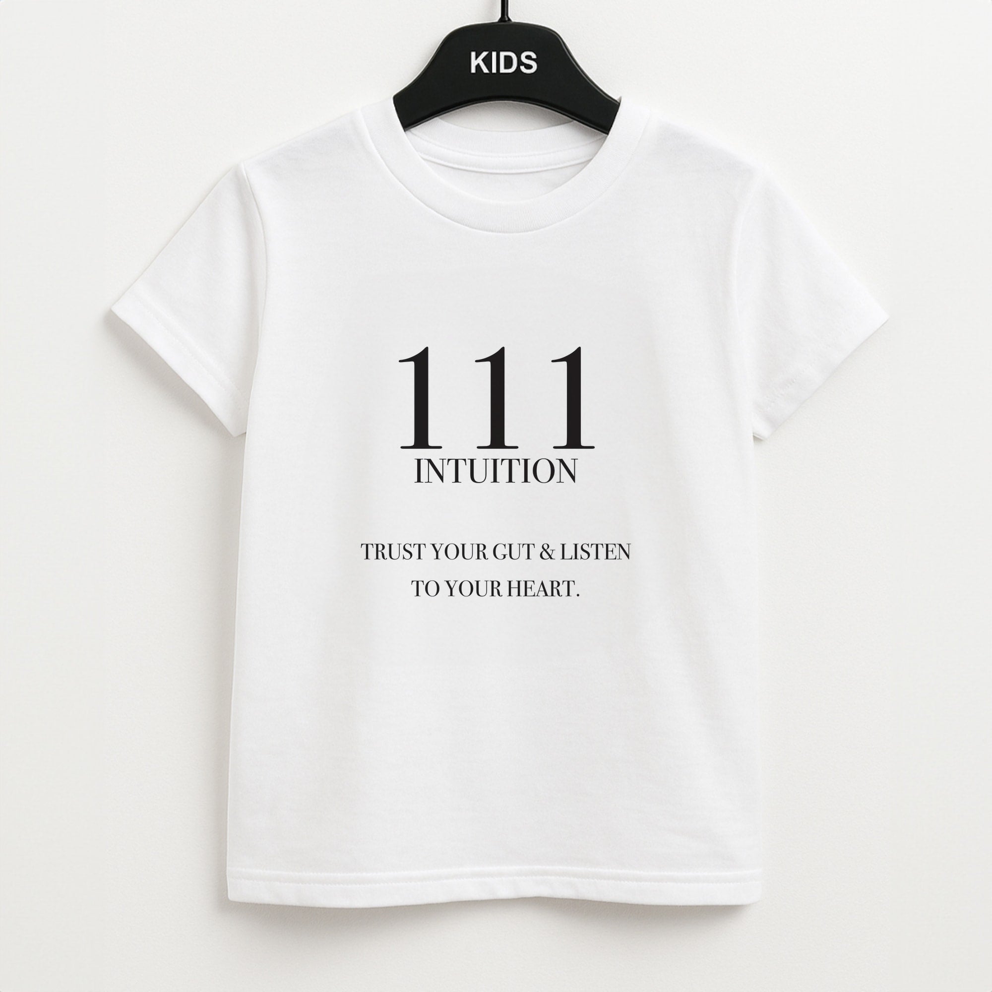 111 - Angel Numbers Unisex Kids T-Shirt