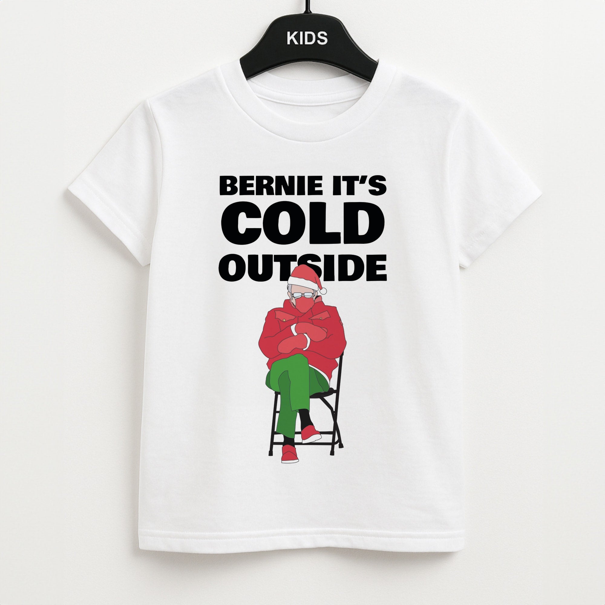 Bernie It's Cold Outside Unisex Kids T-Shirt