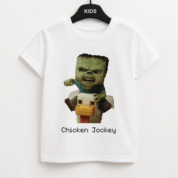 Chicken Jockey Unisex Kids T-Shirt