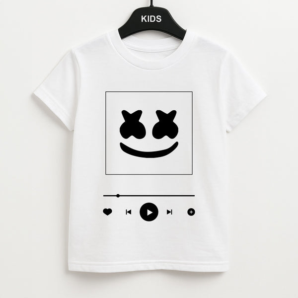 Helmet DJ Album Cover Unisex Kids T-Shirt