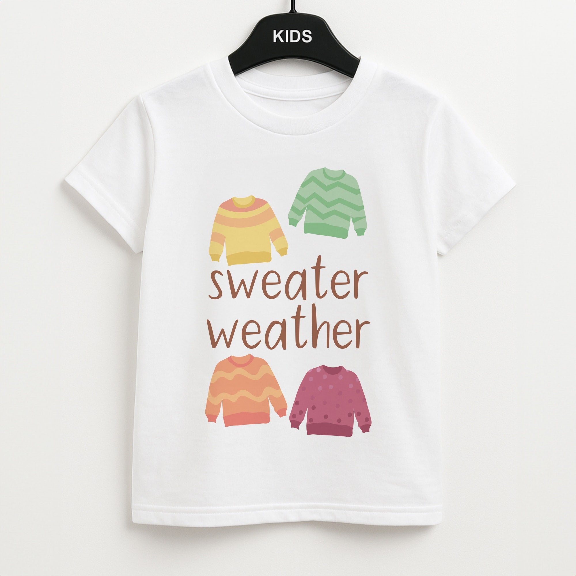 Sweater Weather - Autumn Kids T-Shirt