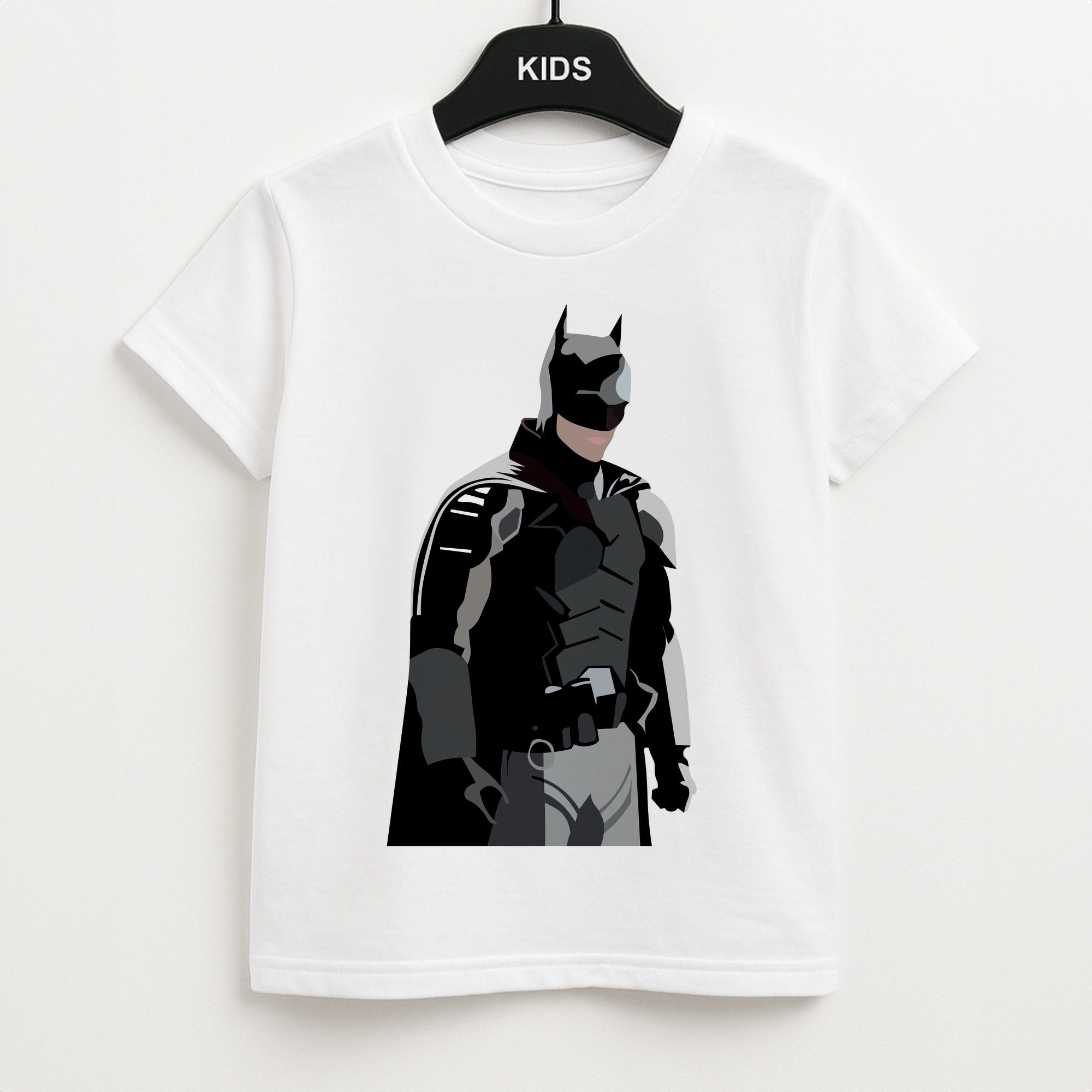 Black Bat Superhero Unisex Kids T-Shirt