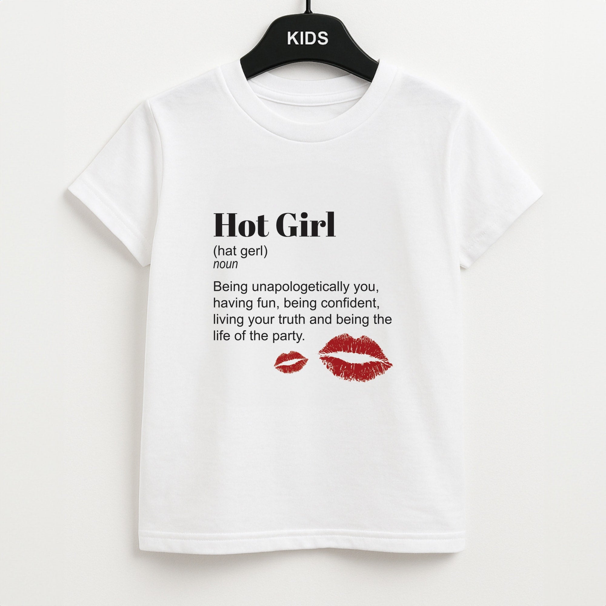 Hot Girl Dictionary Definition Unisex Kids T-Shirt