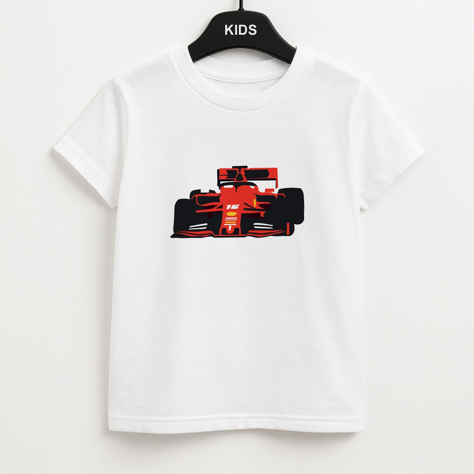 F1 Car Unisex Kids T-Shirt