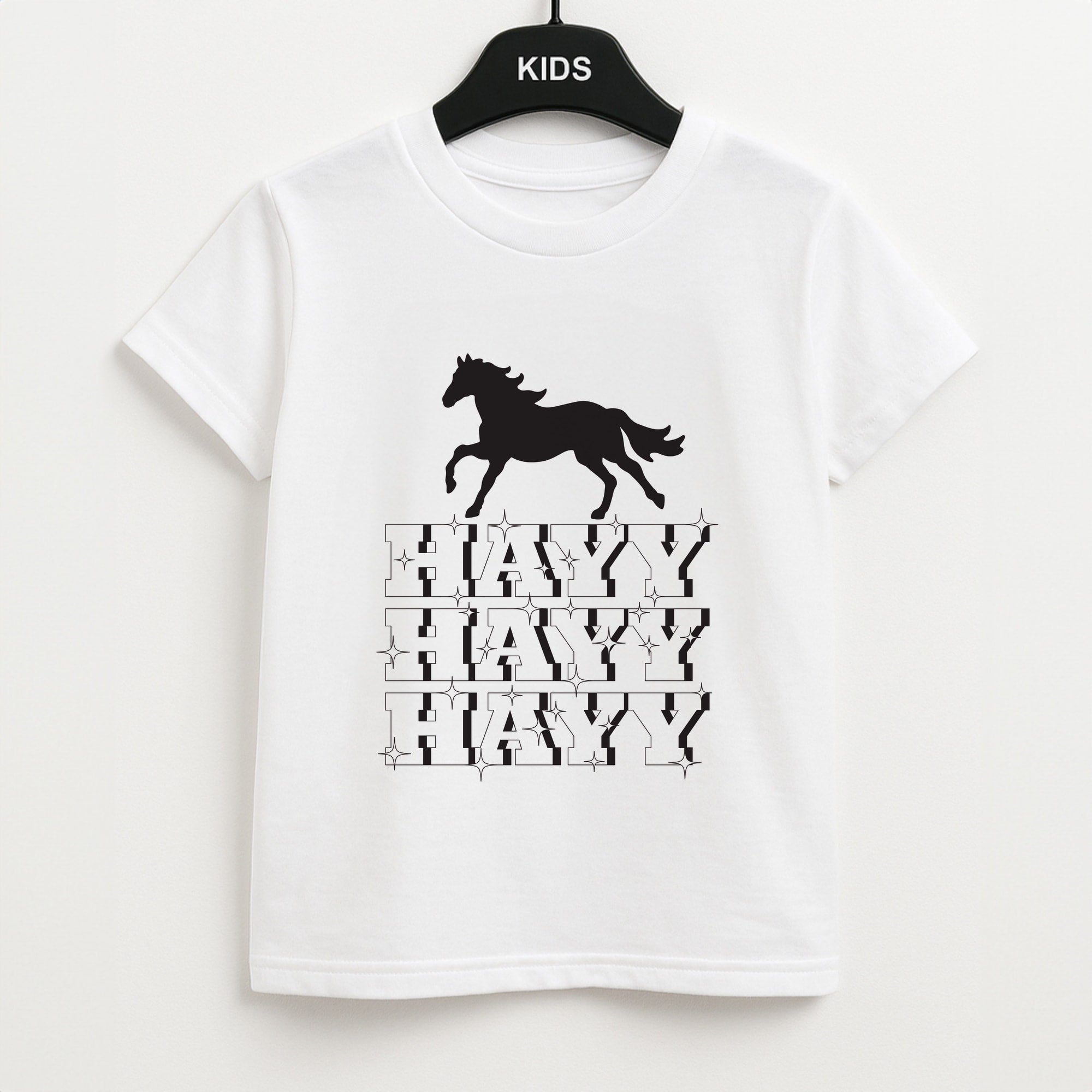 Hayy Hayy Hayy - Horses Unisex Kids T-Shirt