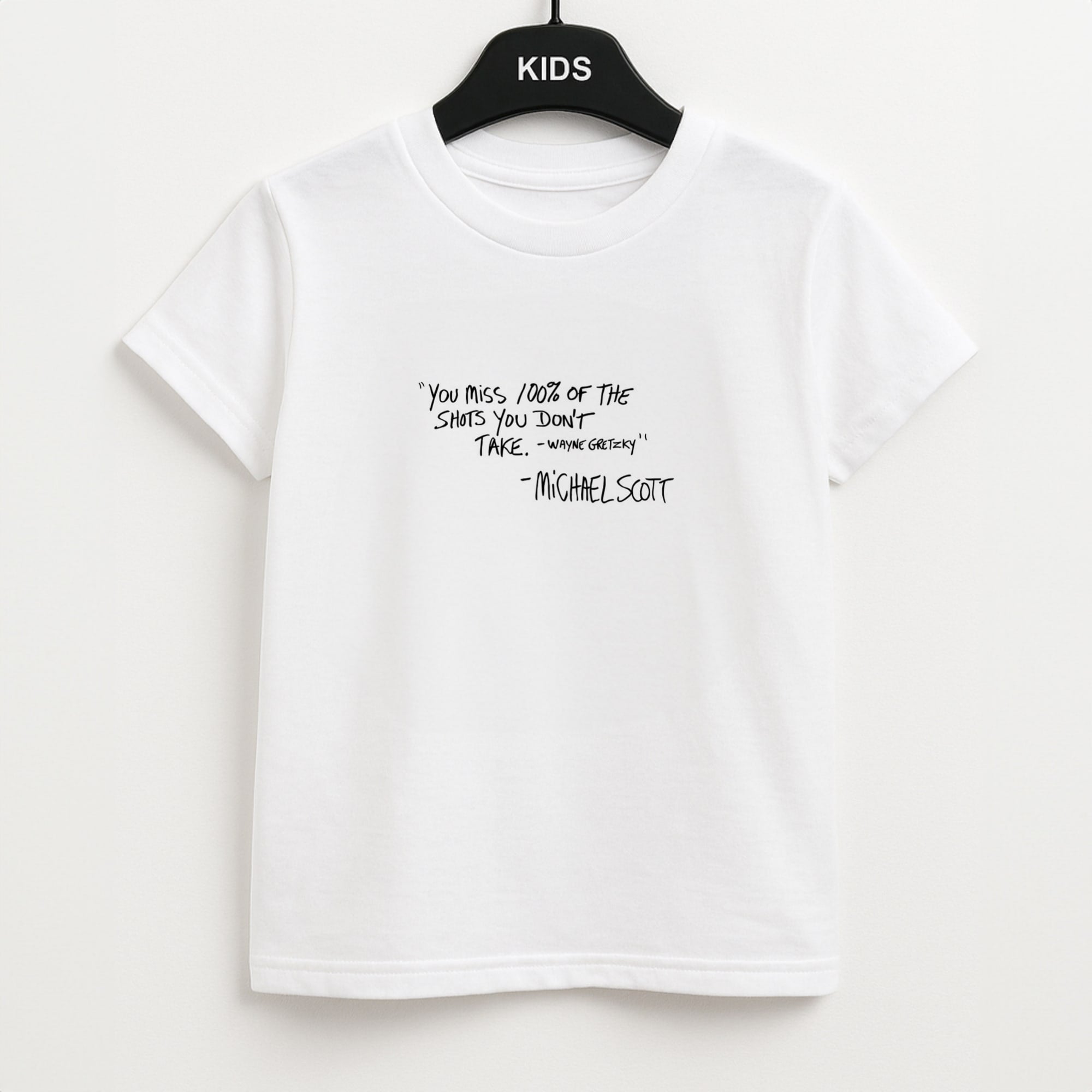 Michael Scott Quote Unisex Kids T-Shirt