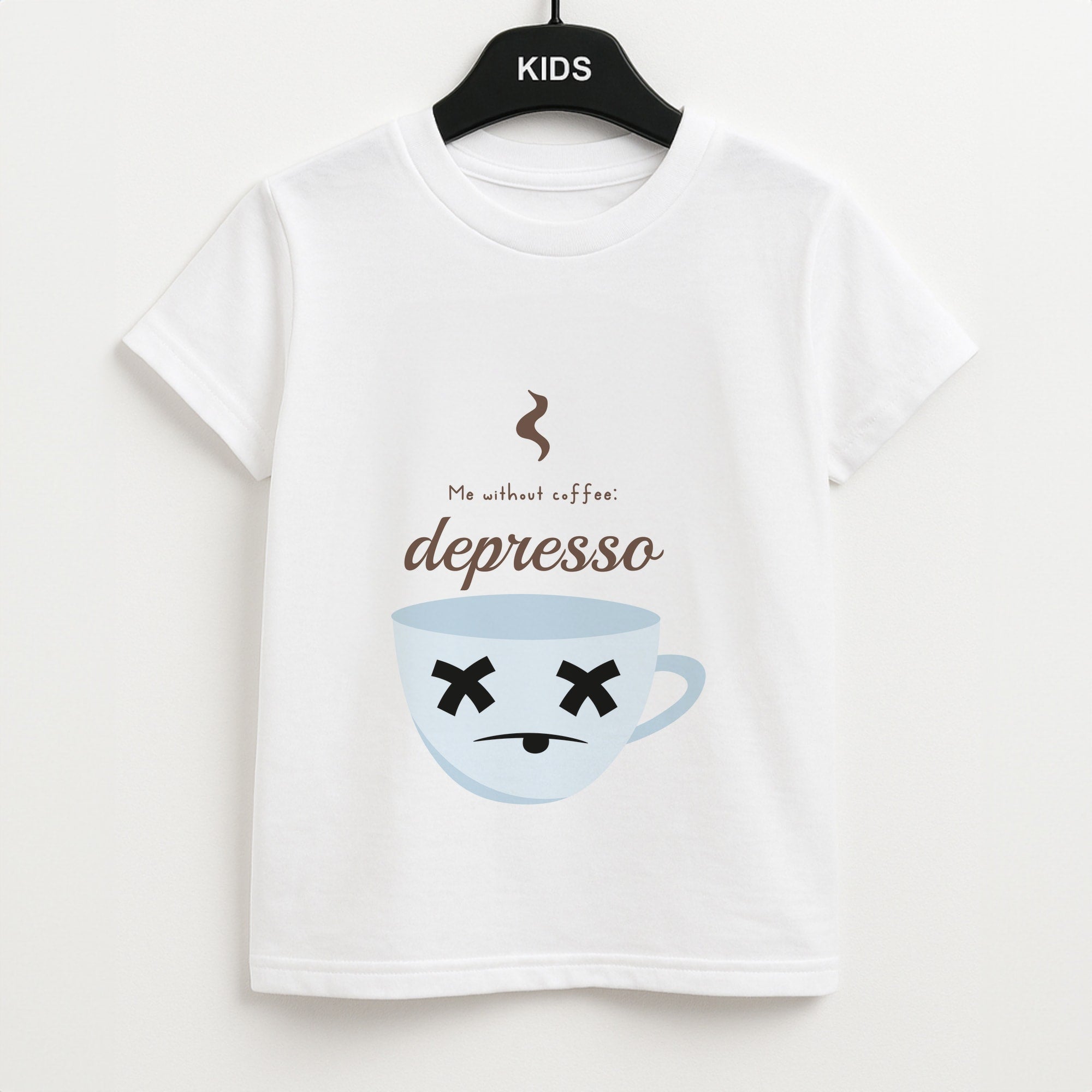 Depresso - Funny Quotes Unisex Kids T-Shirt