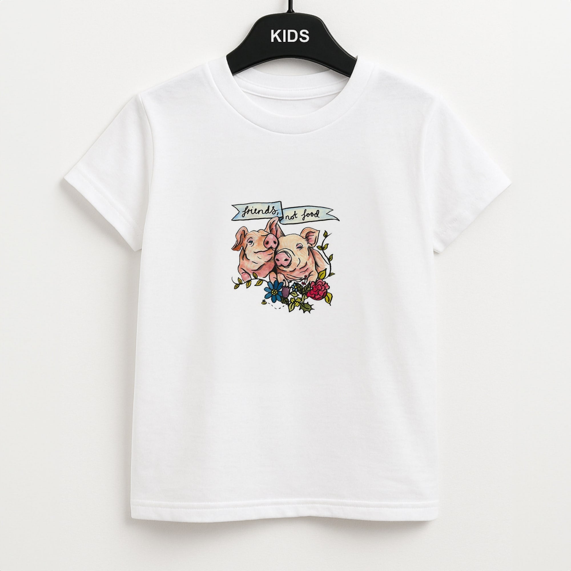 Friends Not Food - Vegan Unisex Kids T-Shirt