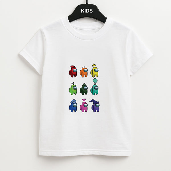 Among Gaming characters Unisex Kids T-Shirt