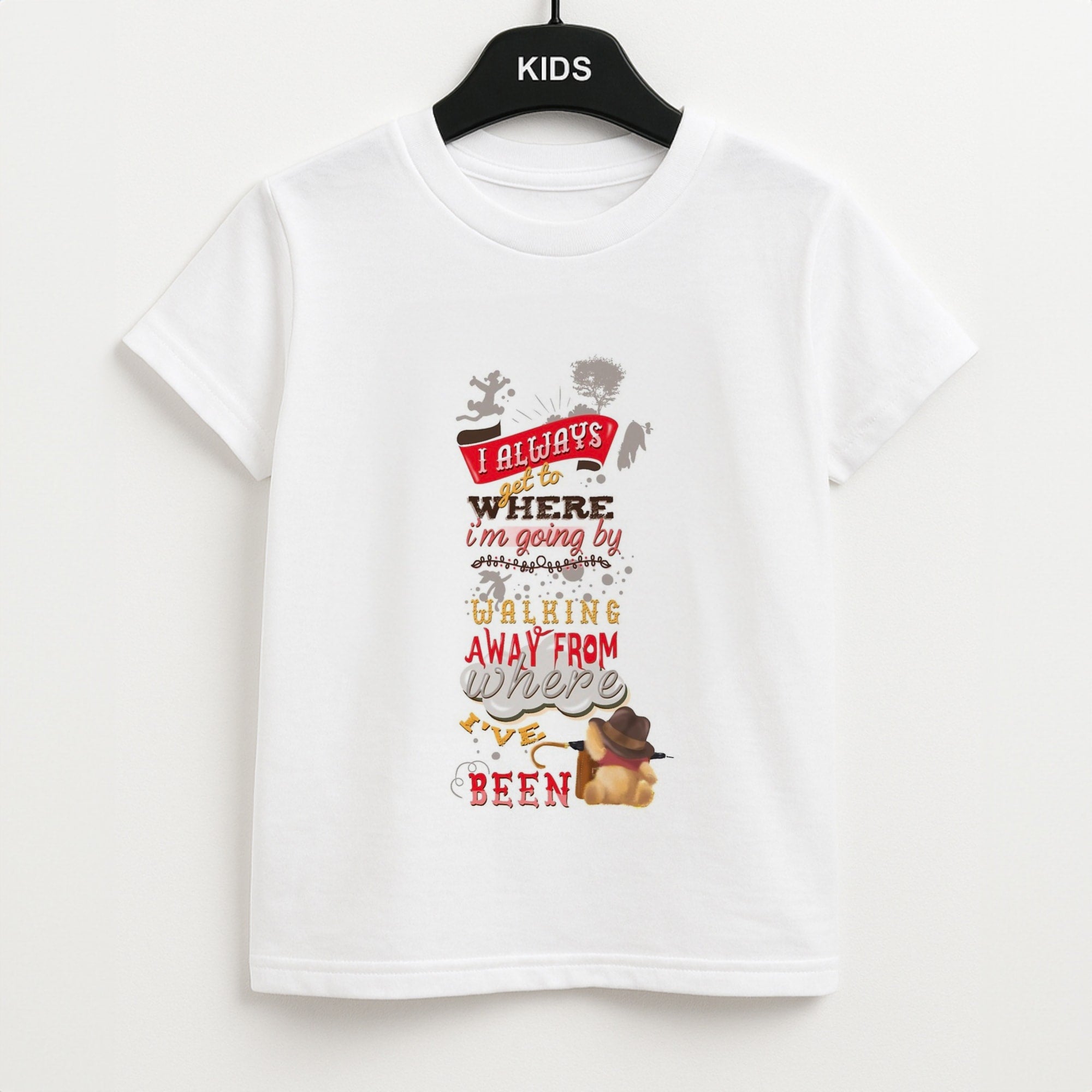 I Always Get Where I'm Going - Winnie Quote Unisex Kids T-Shirt
