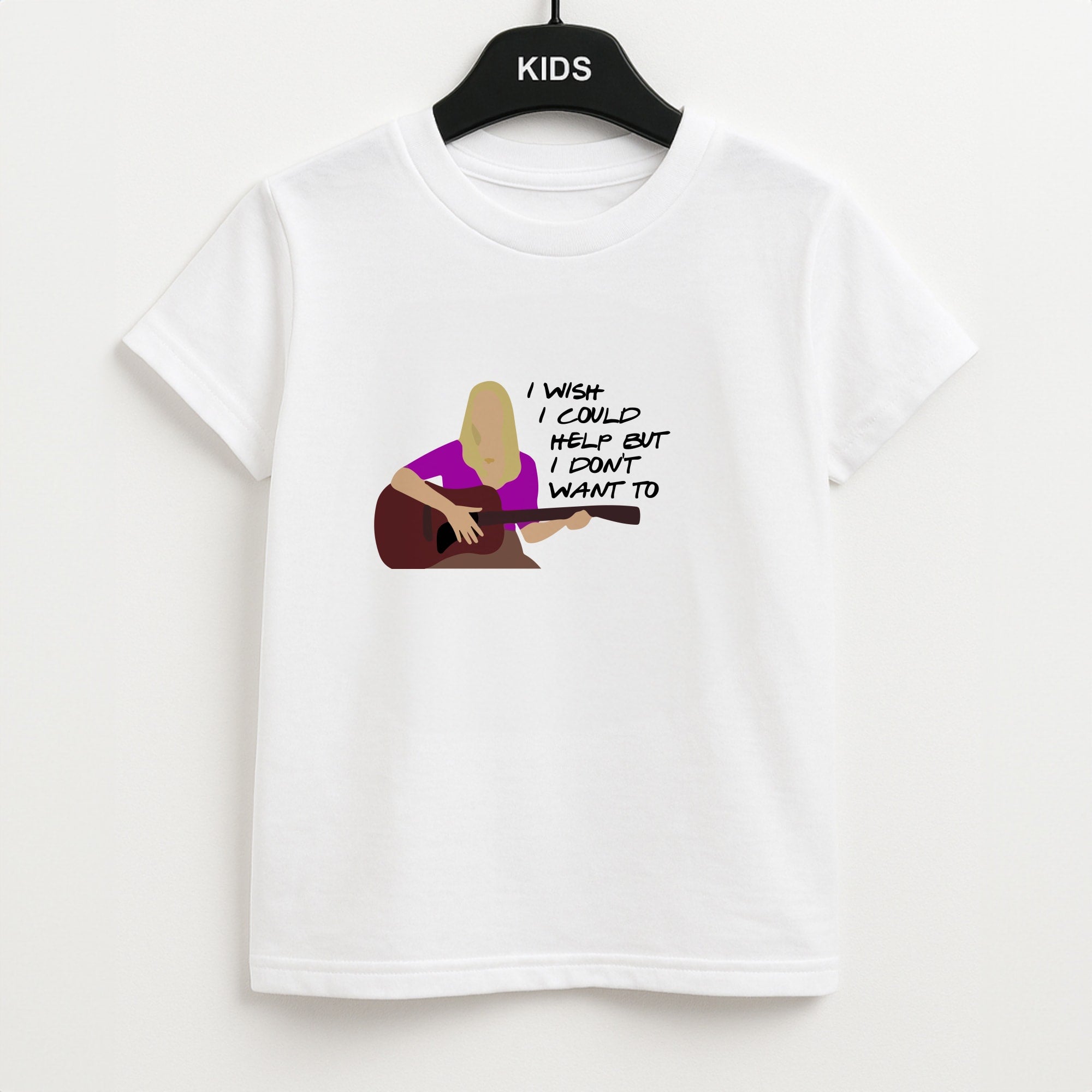 I Wish I Could Help But I Don't Want To Kids T-Shirt