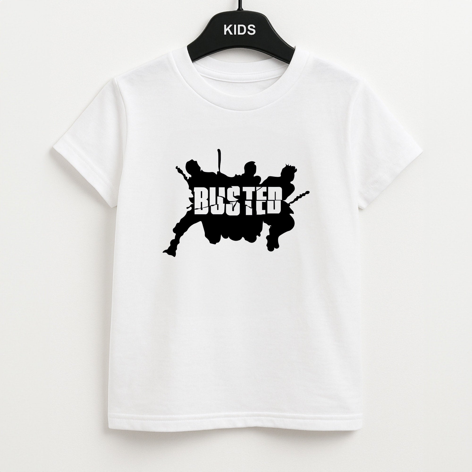 Splatter Text - Bust Band Kids T-Shirt