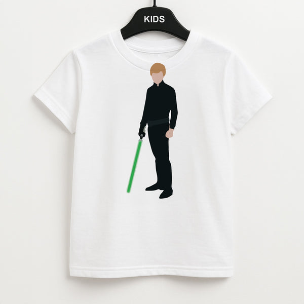 Skywalker Green Lightsaber Kids T-Shirt