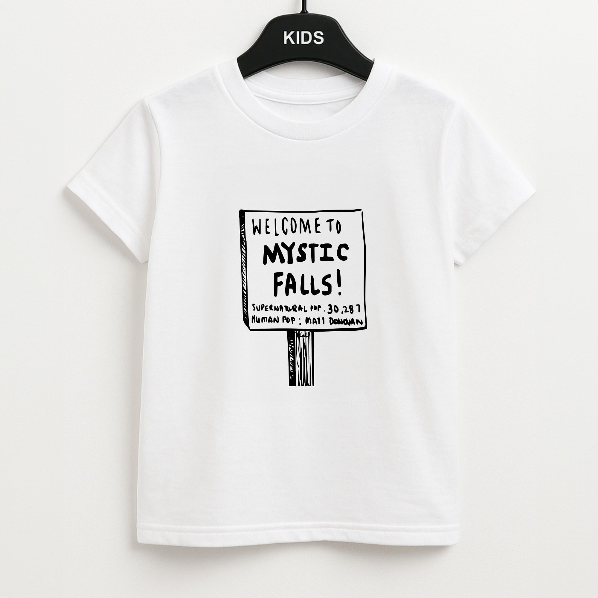 Welcome to Mystic Falls - VD Unisex Kids T-Shirt