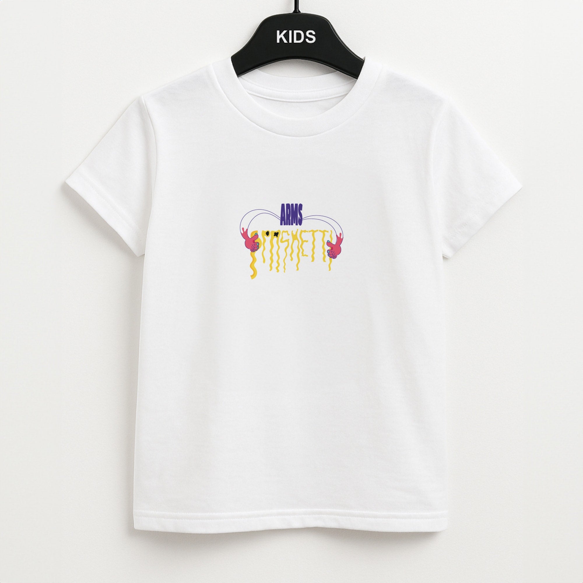 Arms Spaghetti - Pink Unisex Kids T-Shirt