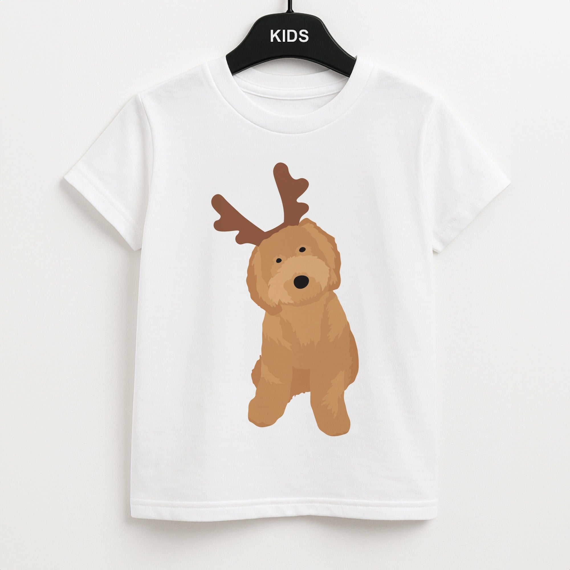 Dog Christmas Ears Unisex Kids T-Shirt