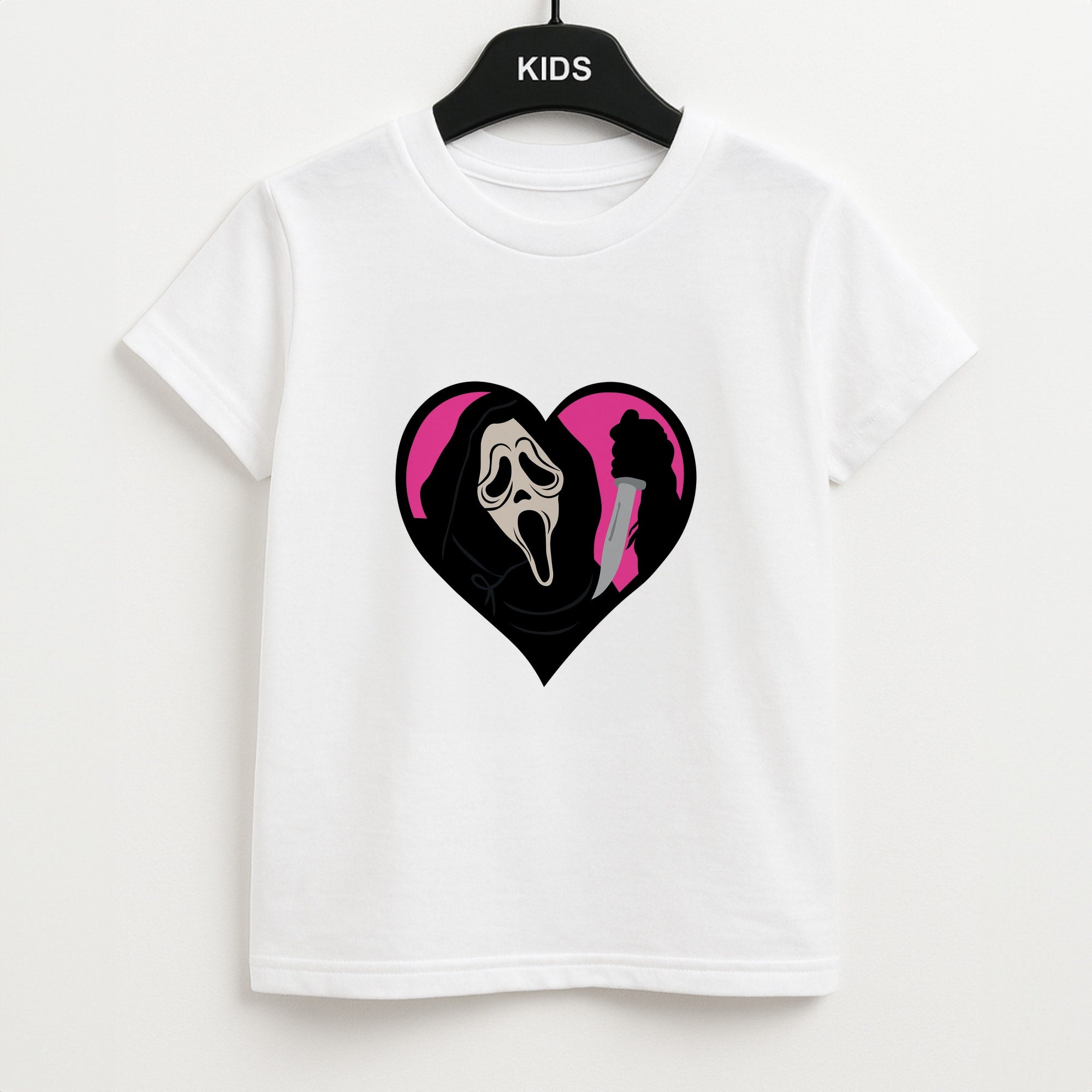 Heart face - Halloween Unisex Kids T-Shirt