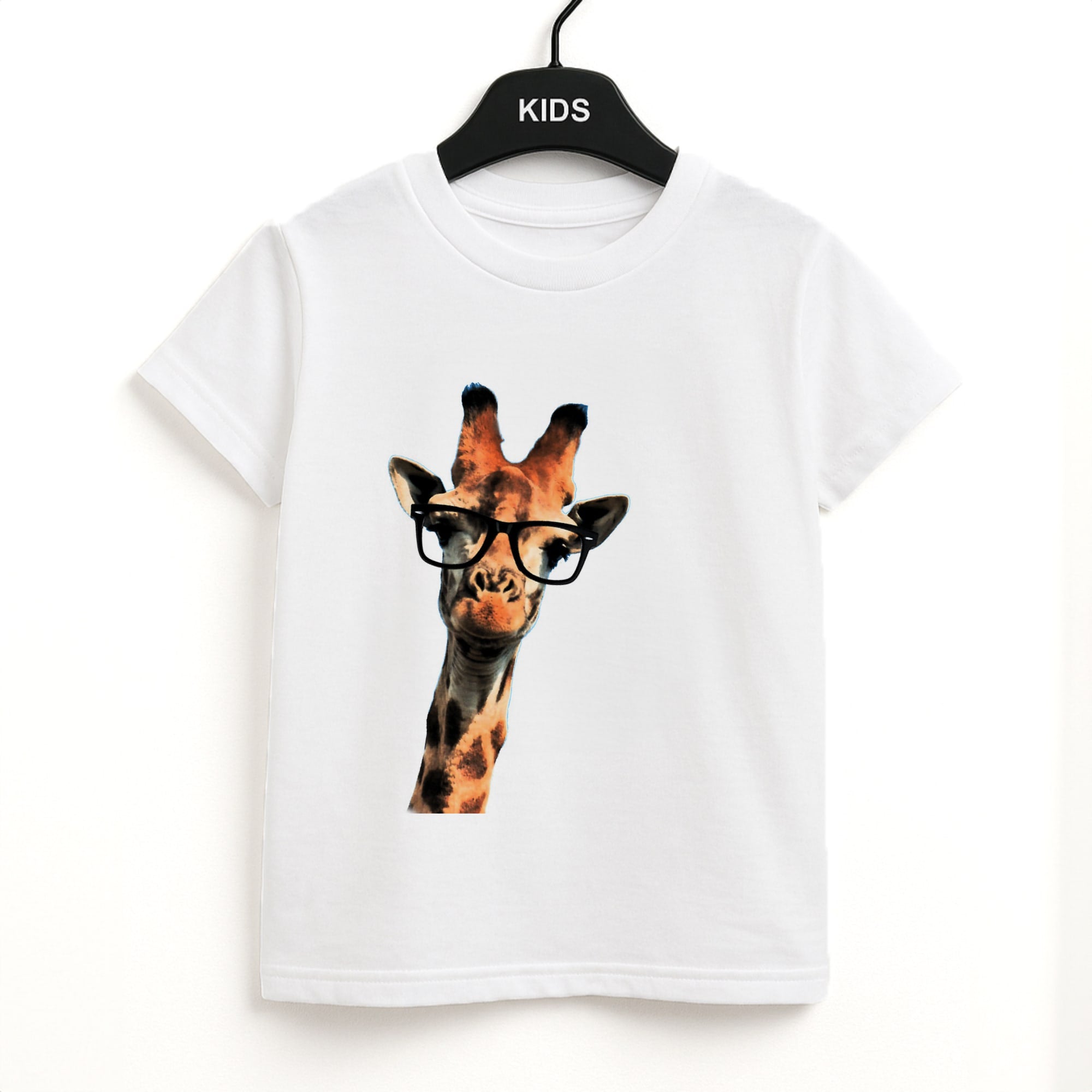 Hipster Giraffe Tumblr Unisex Kids T-Shirt